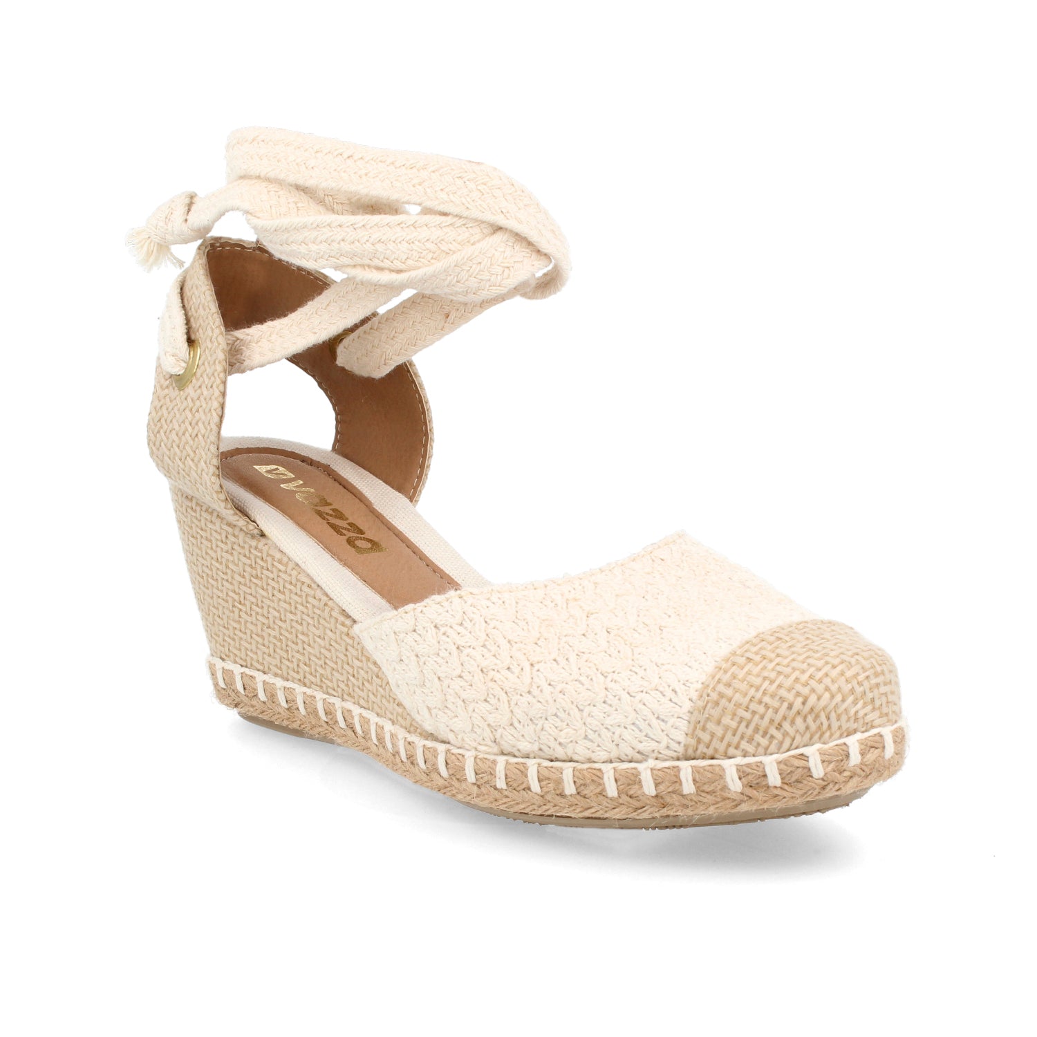 Alpargata Casual Vazza color Latte para Mujer
