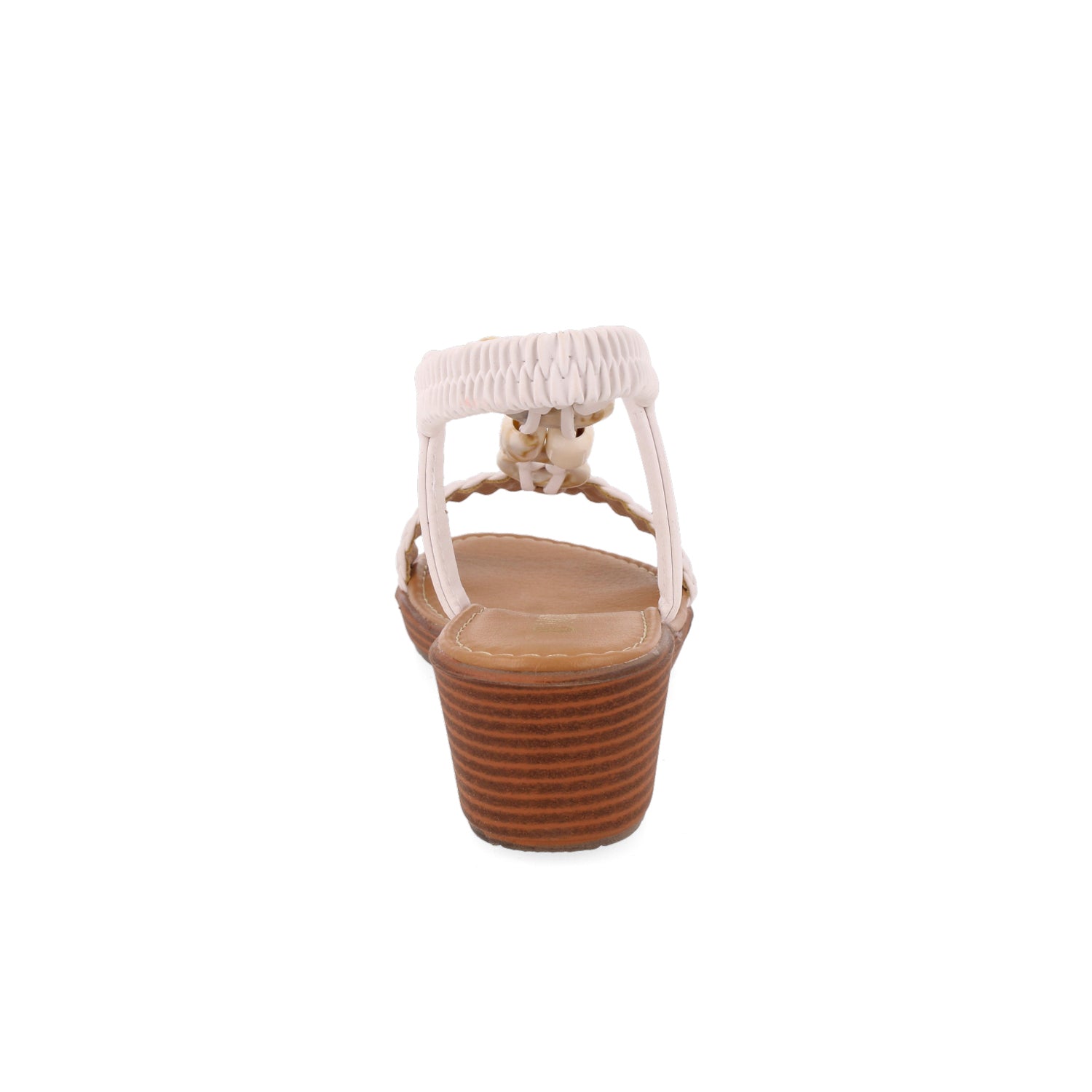 Sandalia Casual Vazza color Beige para Mujer