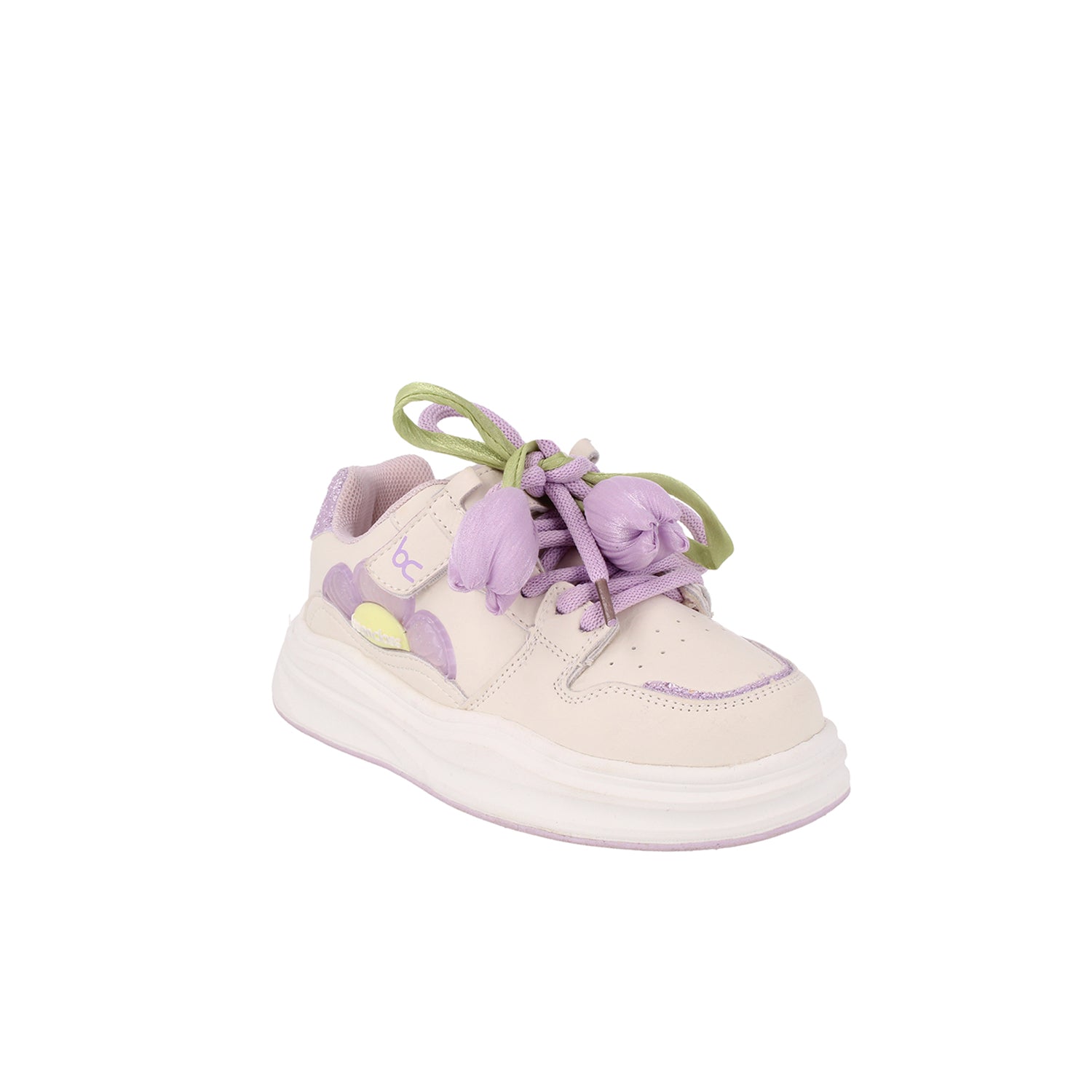 Tenis Urbano Been Class color Beige/Lila para Niña