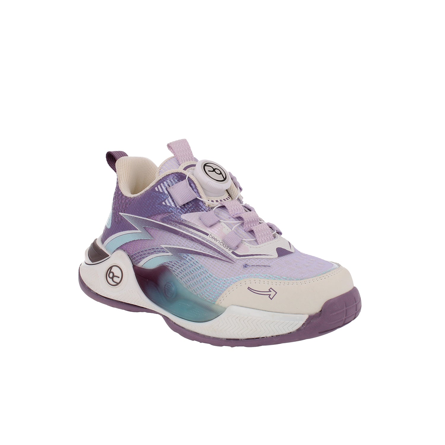 Tenis Urbano Been Class color Blanco/Lila para Niña