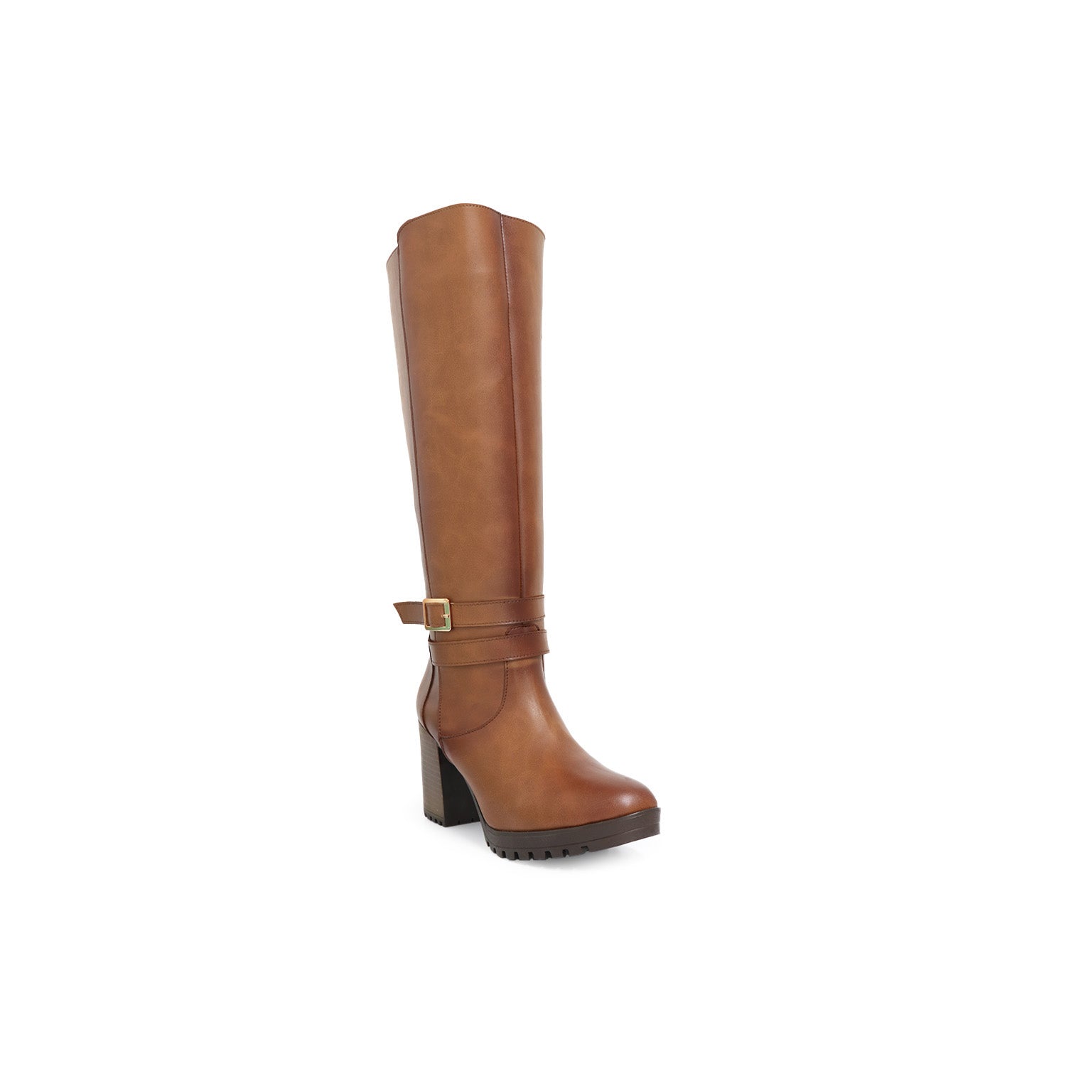 Bota Casual Vazza color Café para Mujer