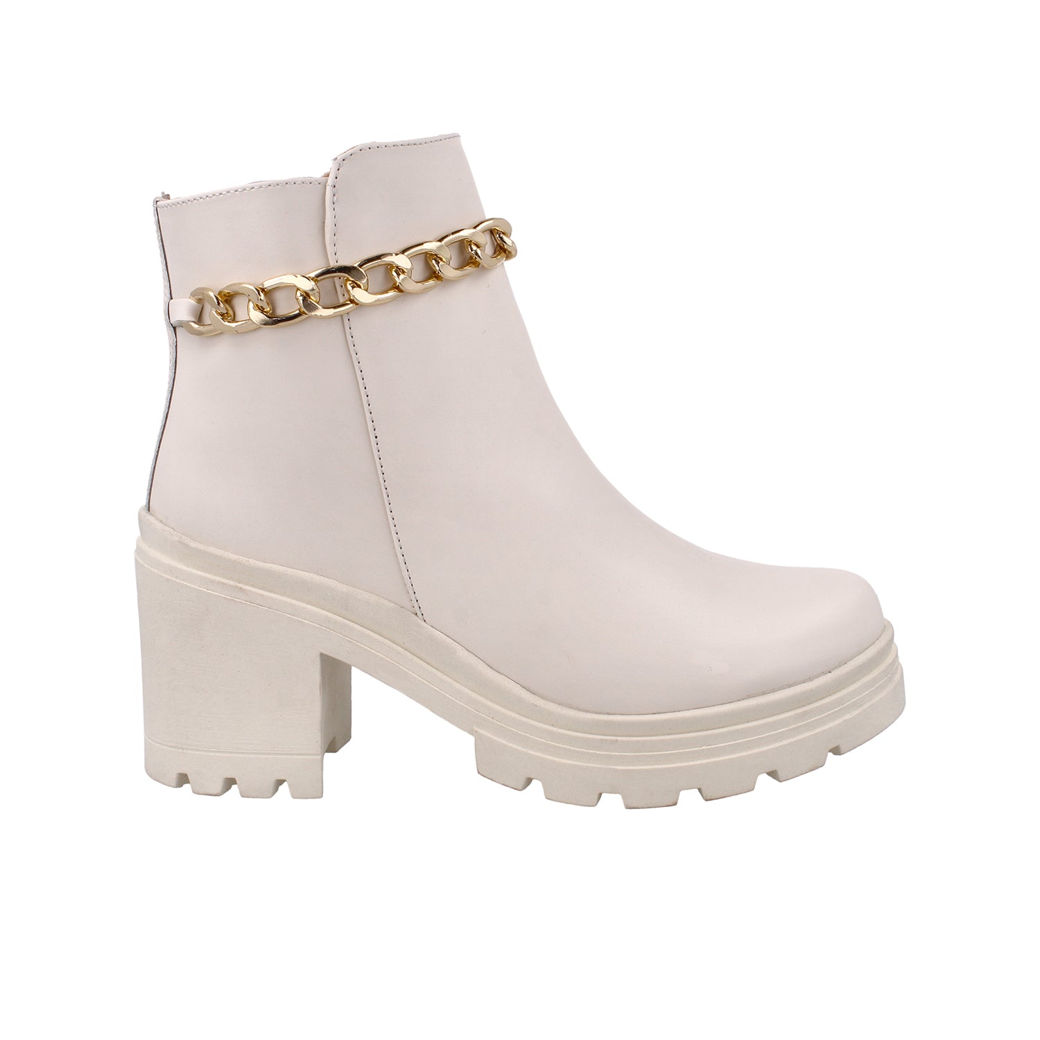 Botin Casual Vazza color Latte para Mujer