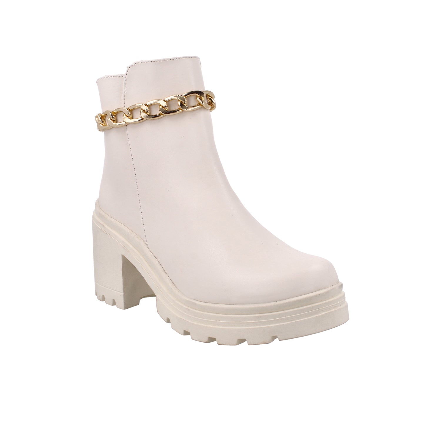 Botin Casual Vazza color Latte para Mujer