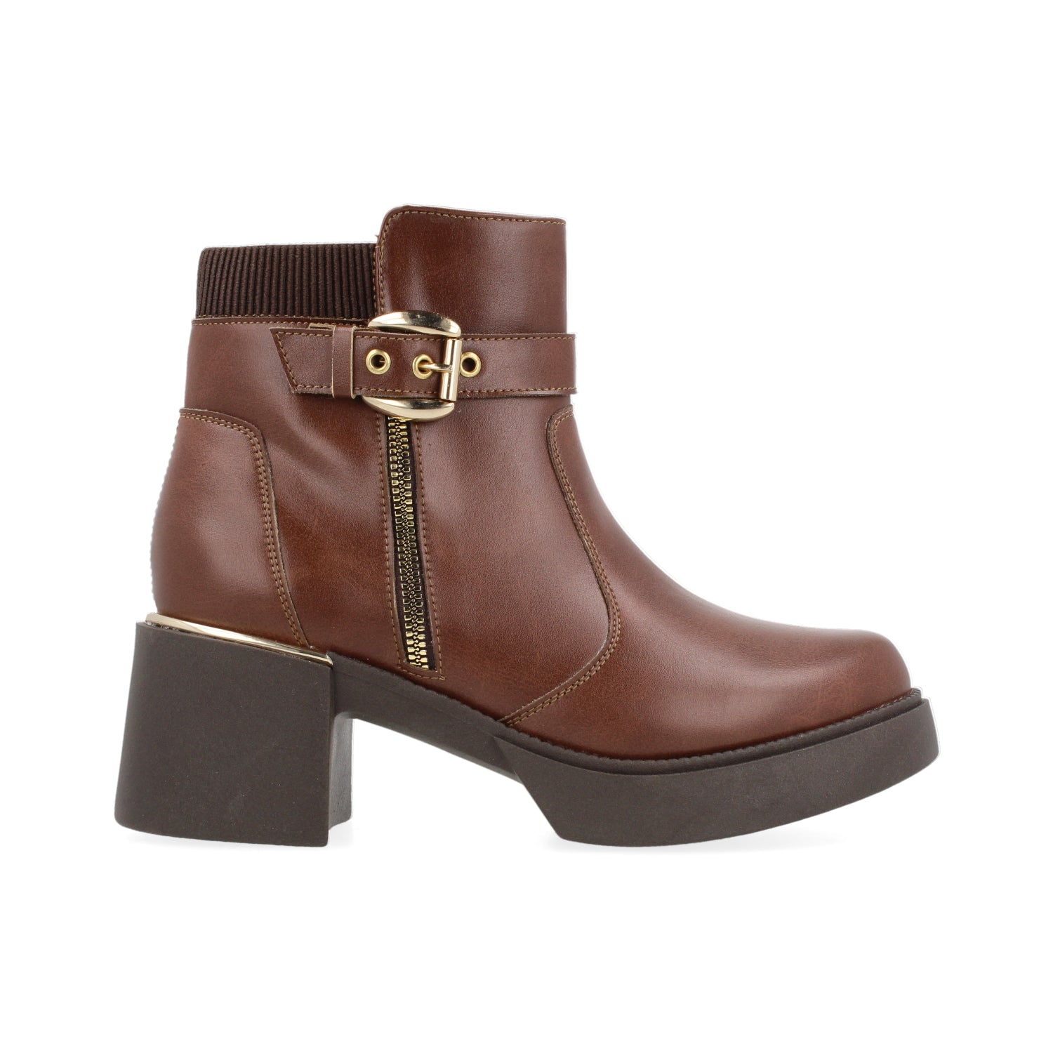Botin Casual Tropicana color Cafe para Mujer