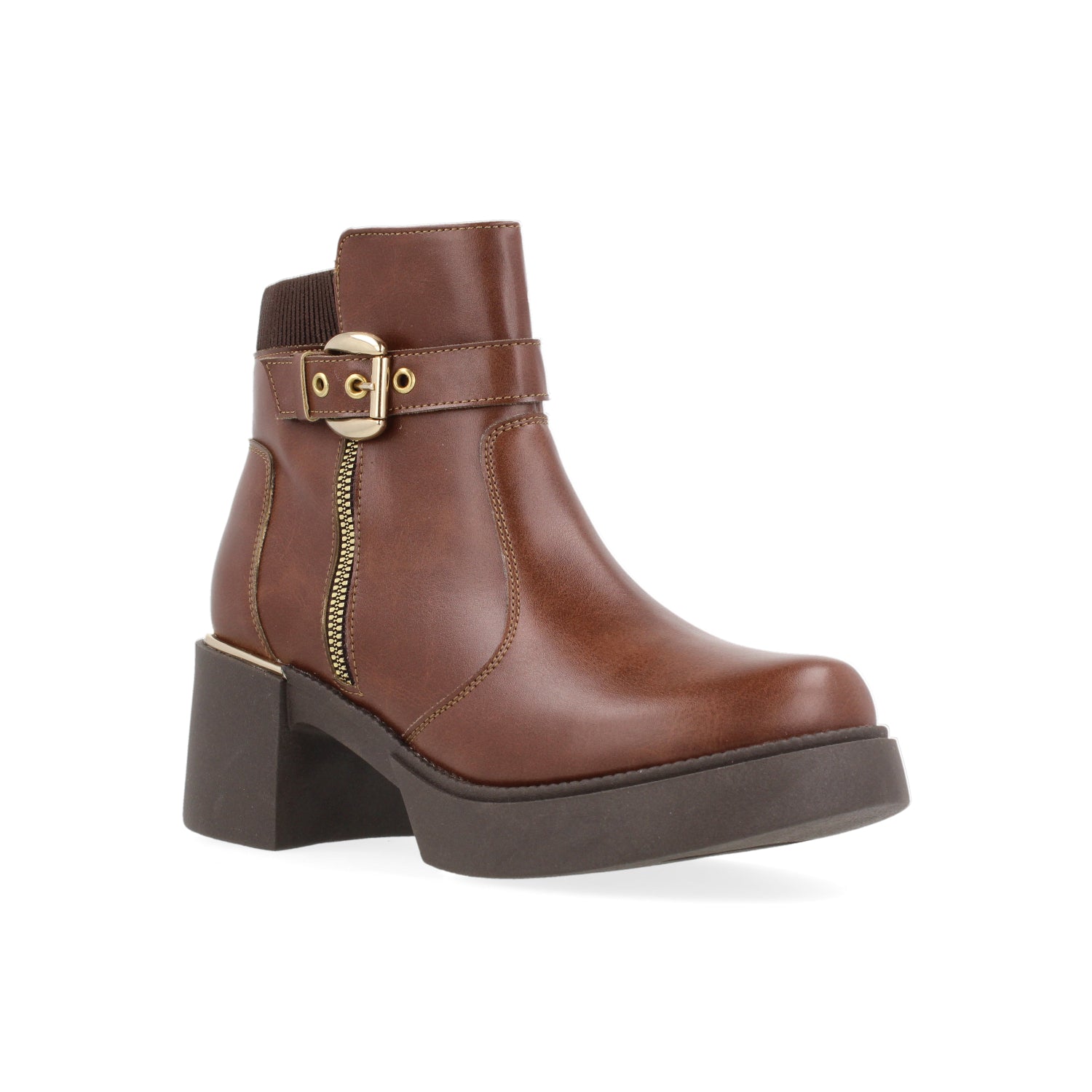 Botin Casual Tropicana color Cafe para Mujer