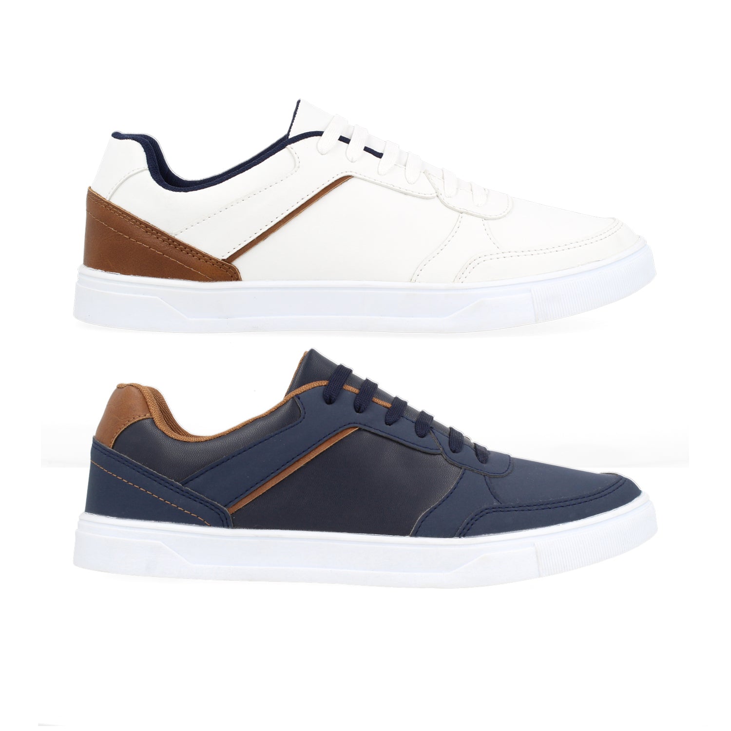 Duo de Tenis Urbano color Blanco/Marino para Hombre