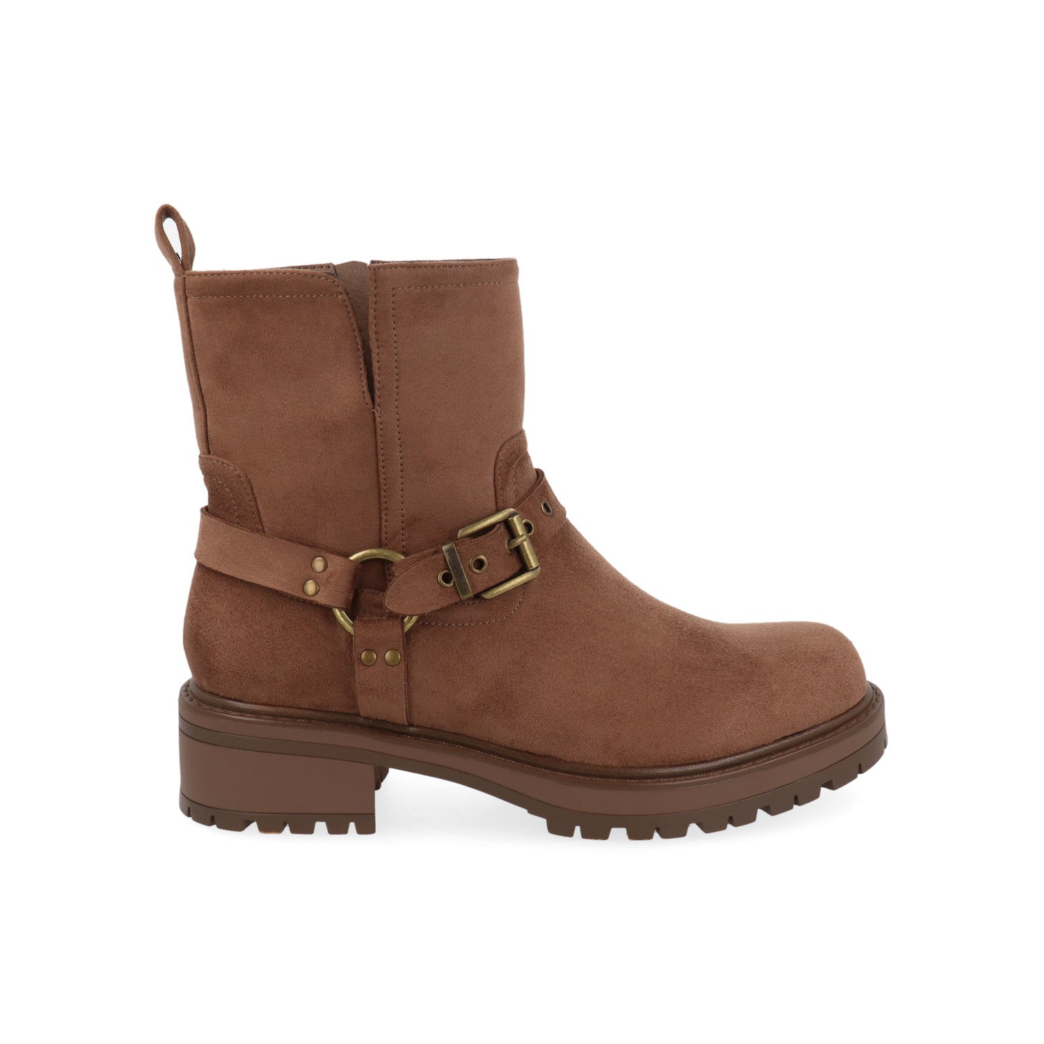 Botin Casual Capa De Ozono color Tabaco para Mujer