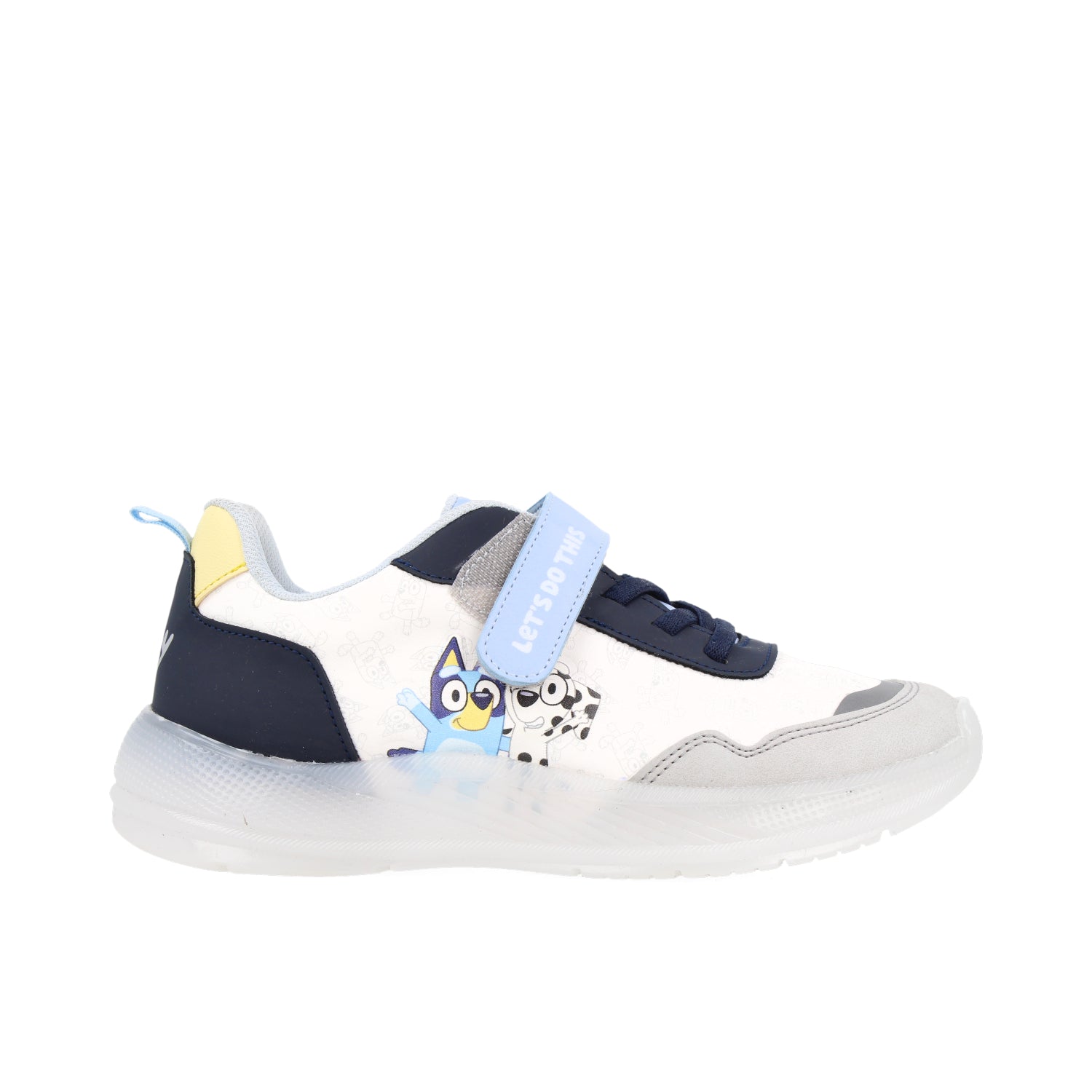 Tenis Urbano Tropicana color Blanco con estampado de Bluey para Niño