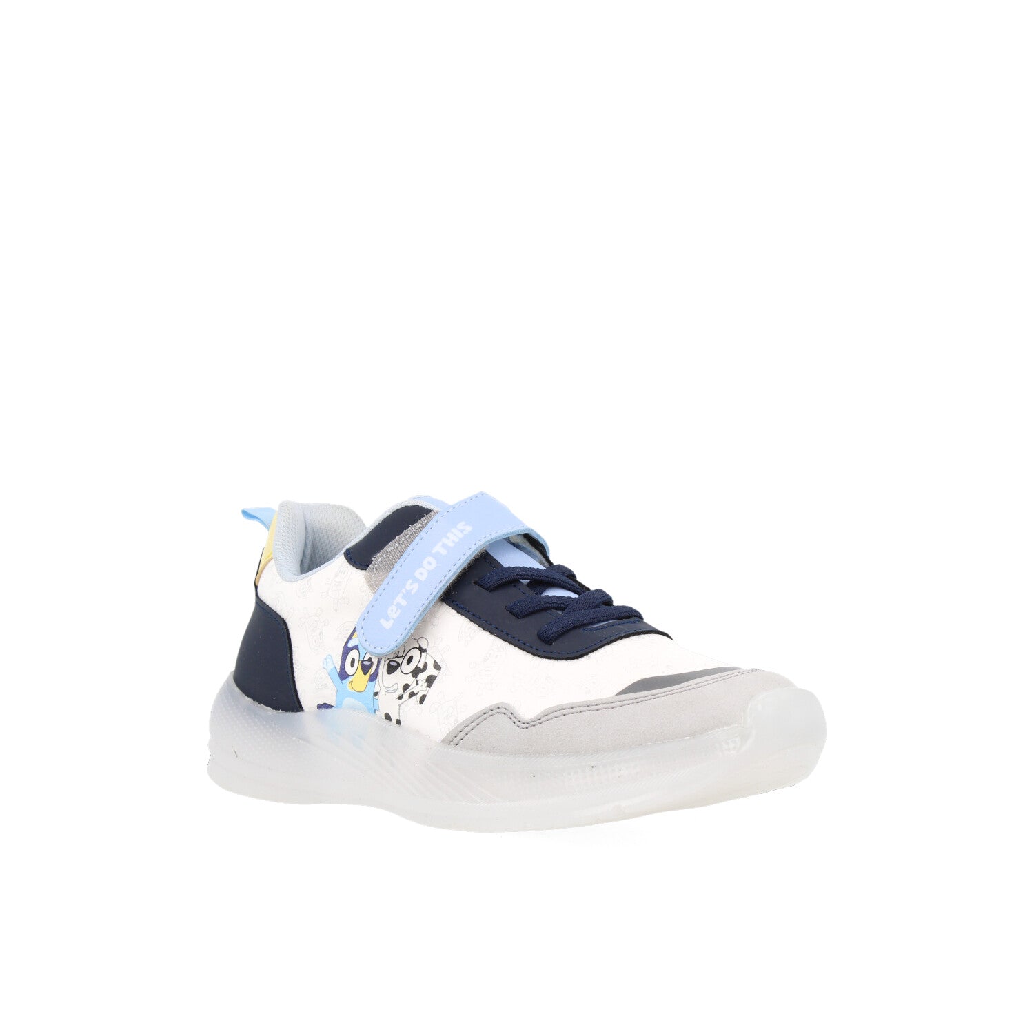 Tenis Urbano Tropicana color Blanco con estampado de Bluey para Niño