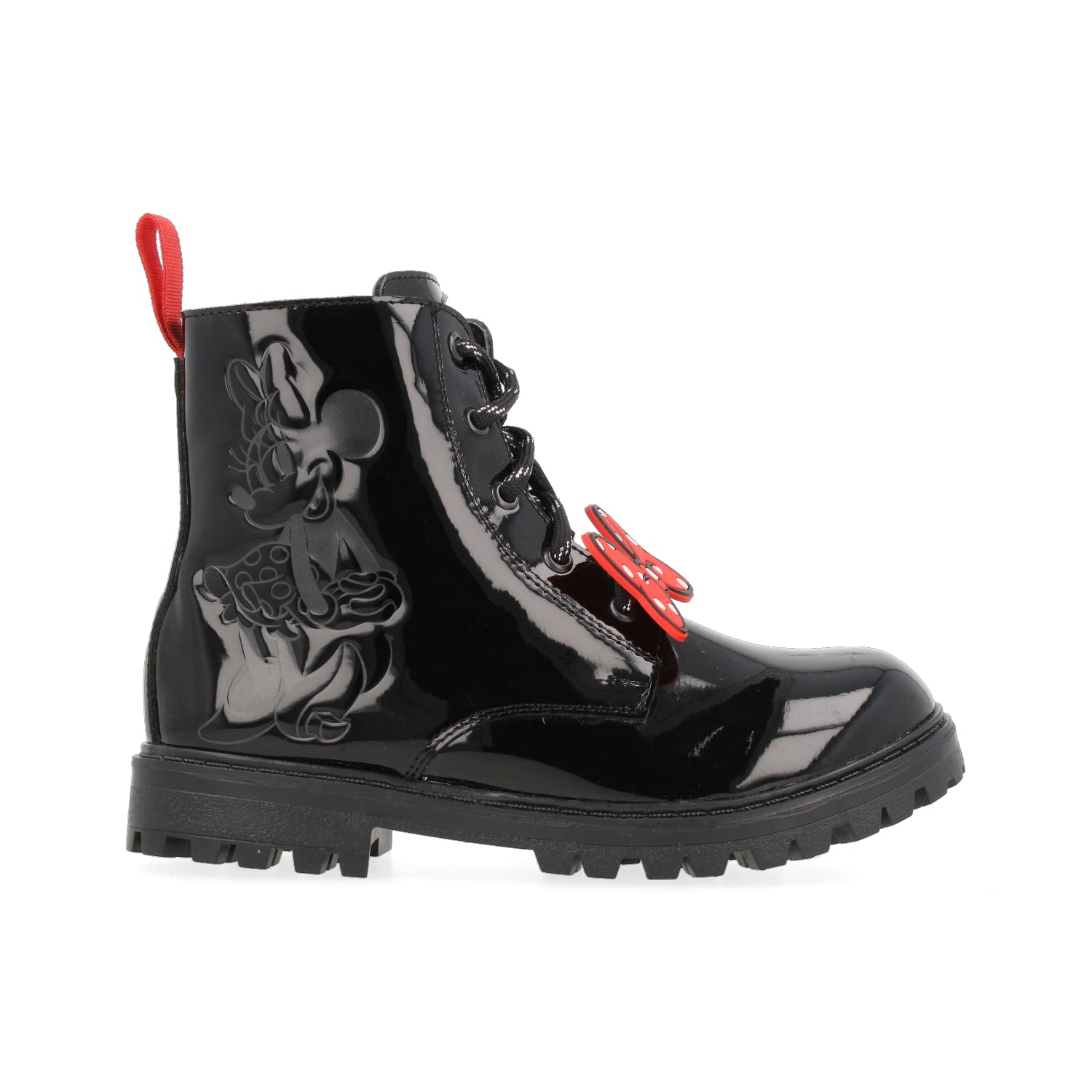 Botin Casual Tropicana color Negro para Niña de Minnie Mouse