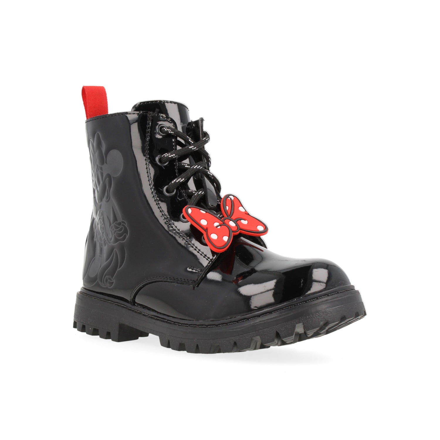 Botin Casual Tropicana color Negro para Niña de Minnie Mouse