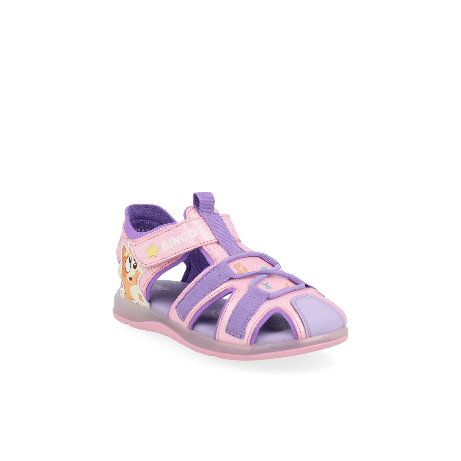 Sandalia Casual Tropicana color Morado para Niña de Bingo