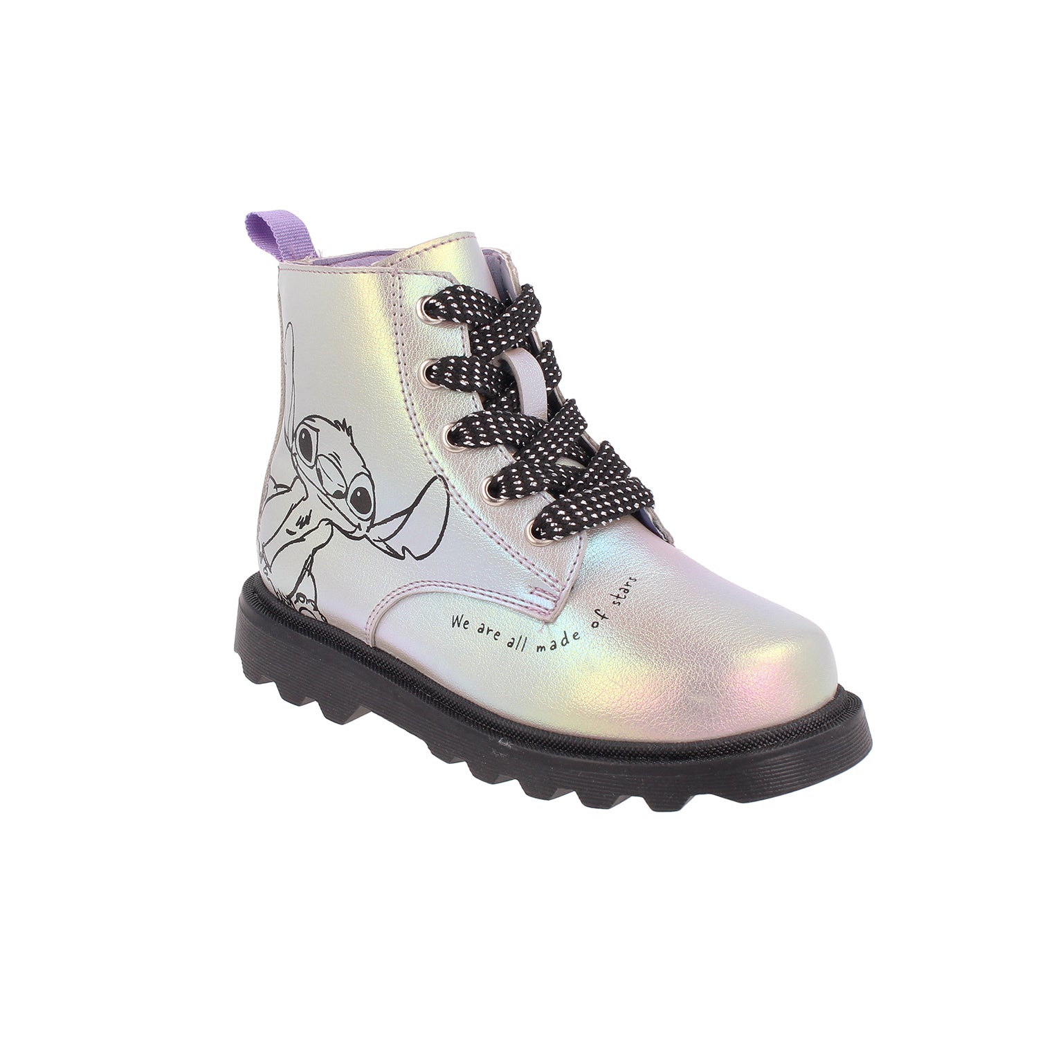 Botin Tropicana  color Lila de Stich para Niña