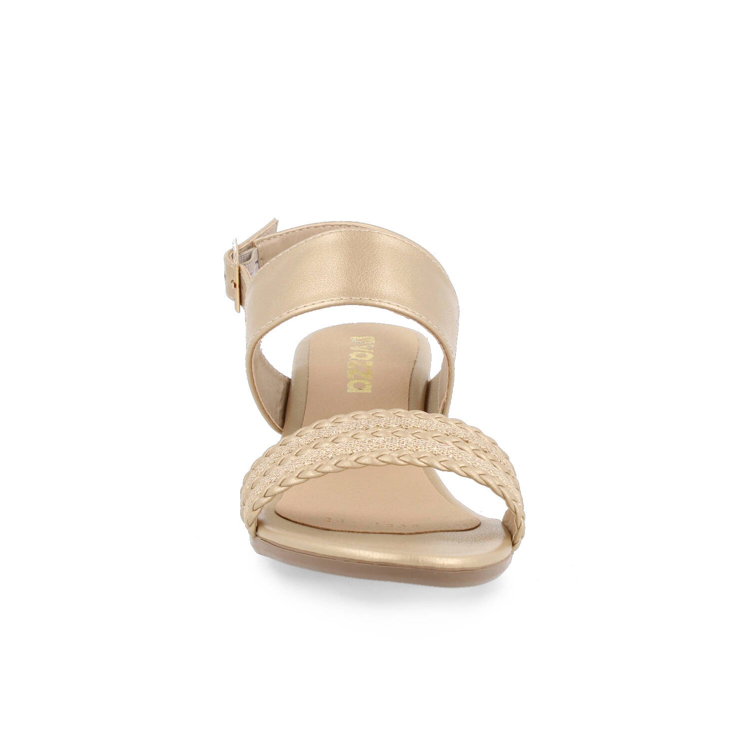 Zapatilla de Vestir Vazza color Oro para Mujer