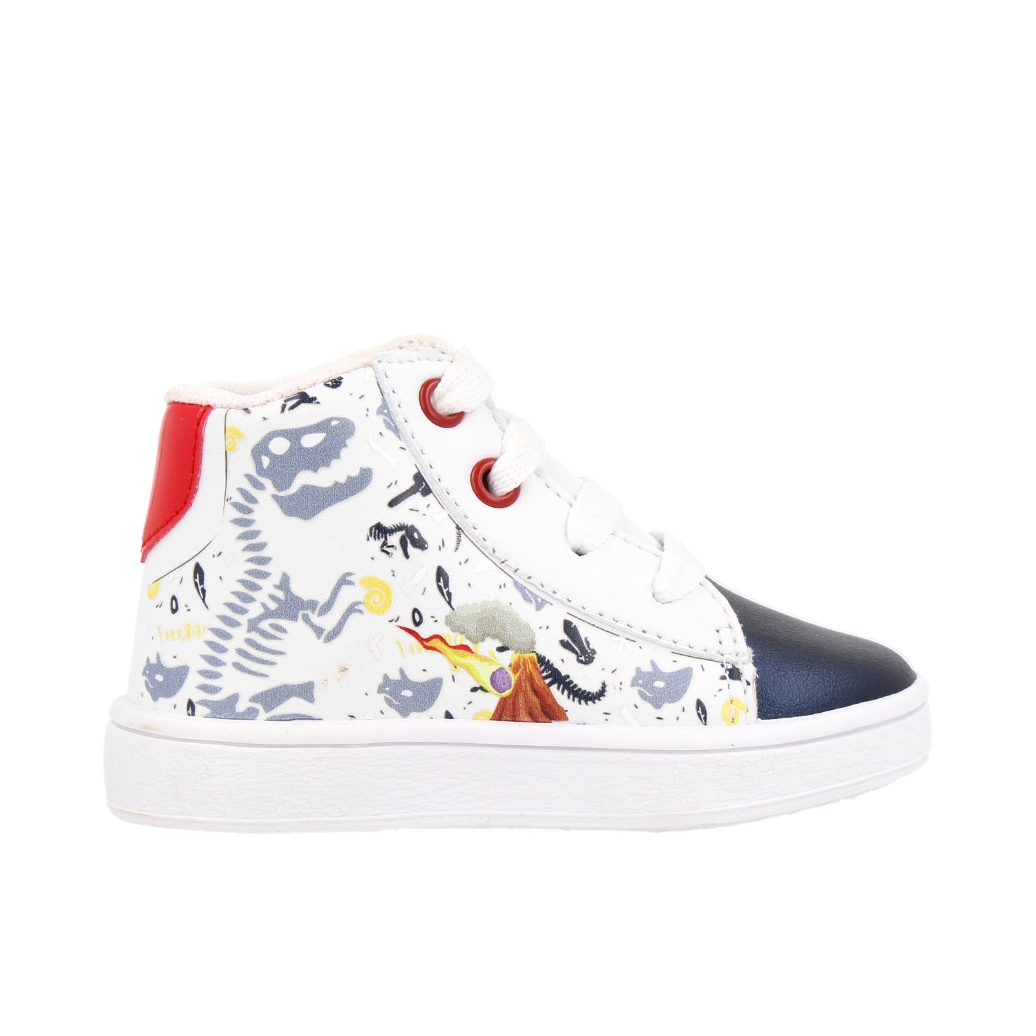 Tenis Urbano Kids Vane color Blanco para Niño de Dinosaurio