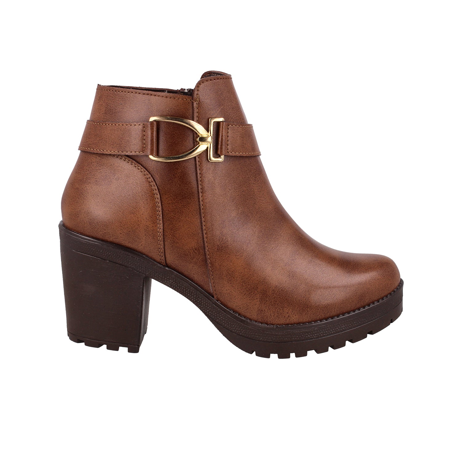 Botin Casual Dkch color Cogñac para Mujer