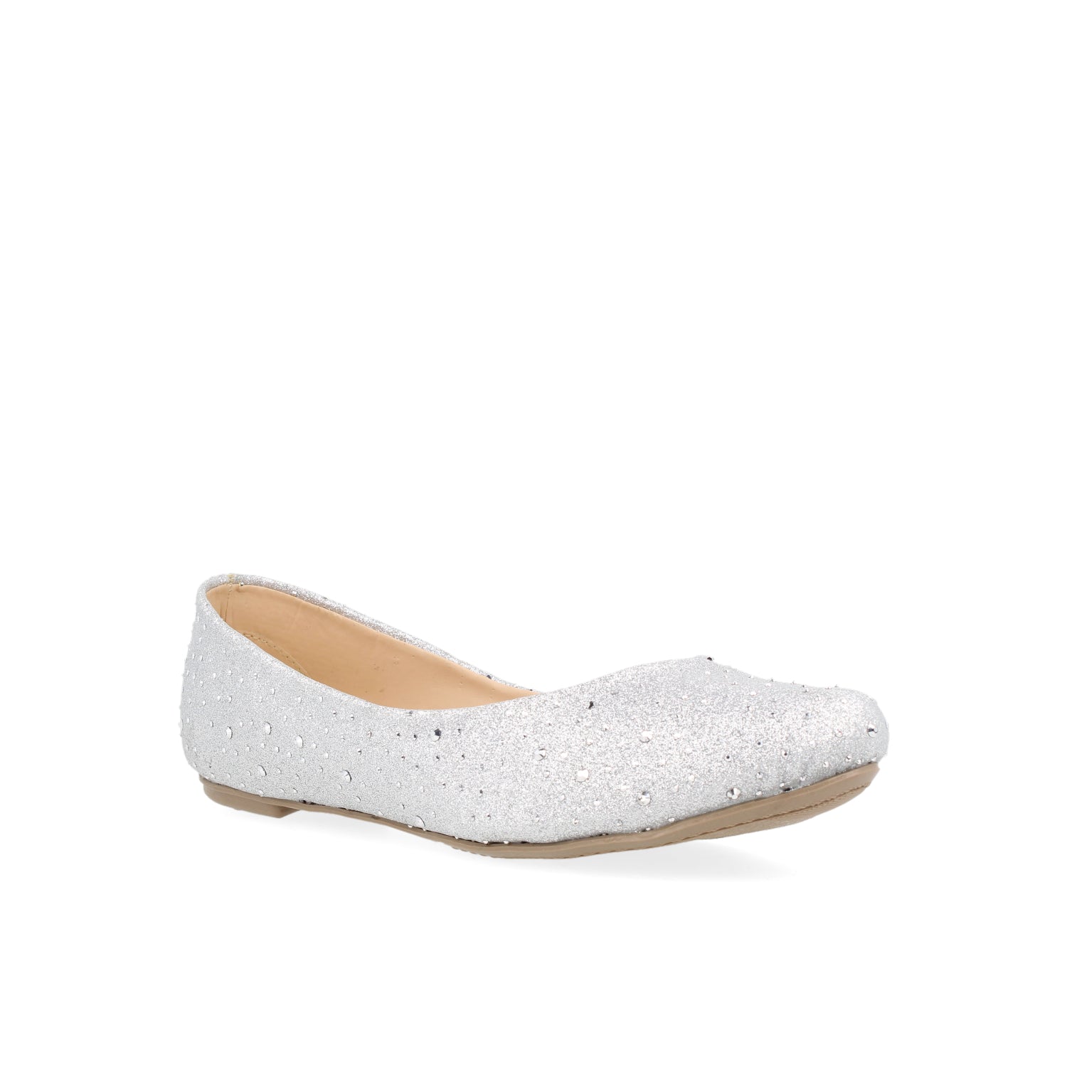 Ballerina Casual Vazza color Plata para Mujer