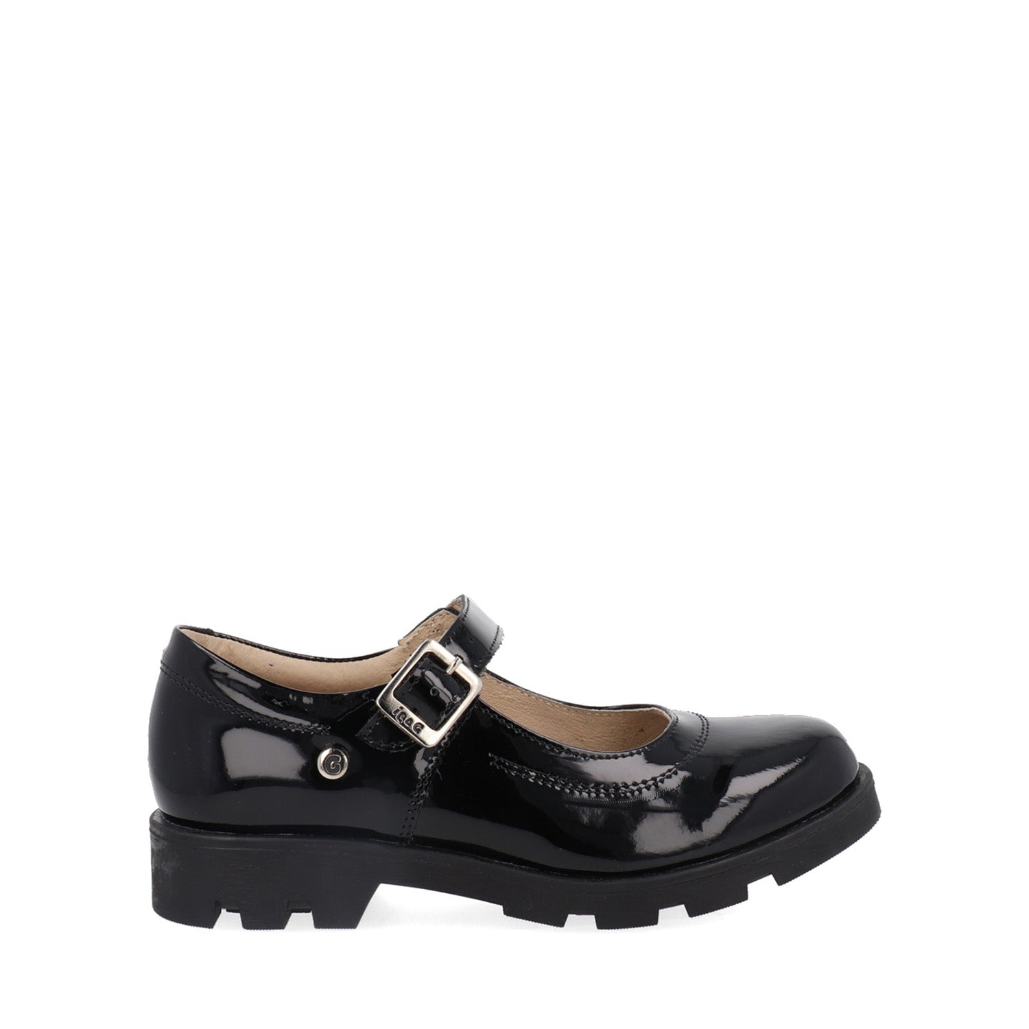 Balerina Casual Dogi color Negro Charol para Junior Niña