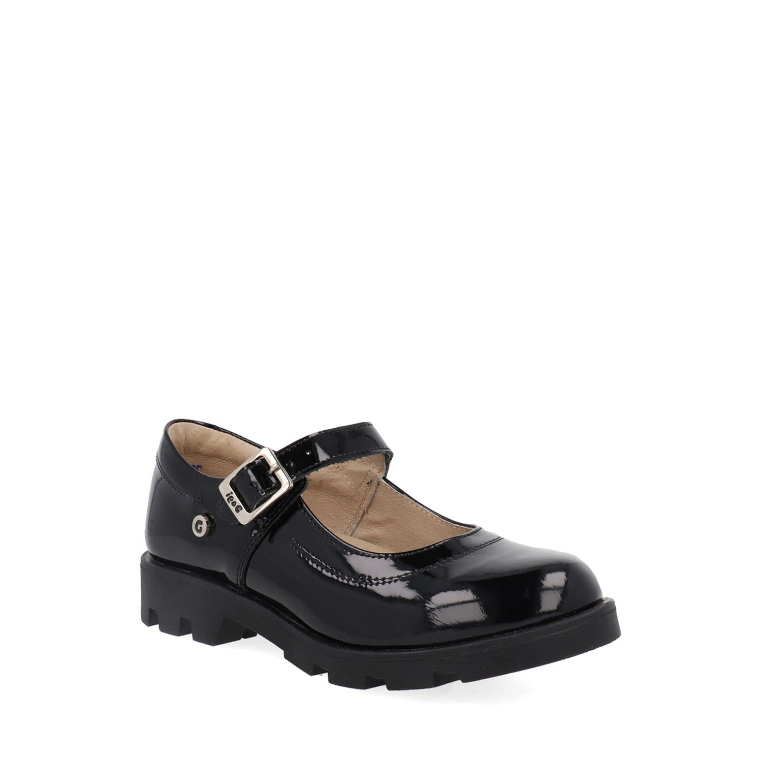 Balerina Casual Dogi color Negro Charol para Junior Niña