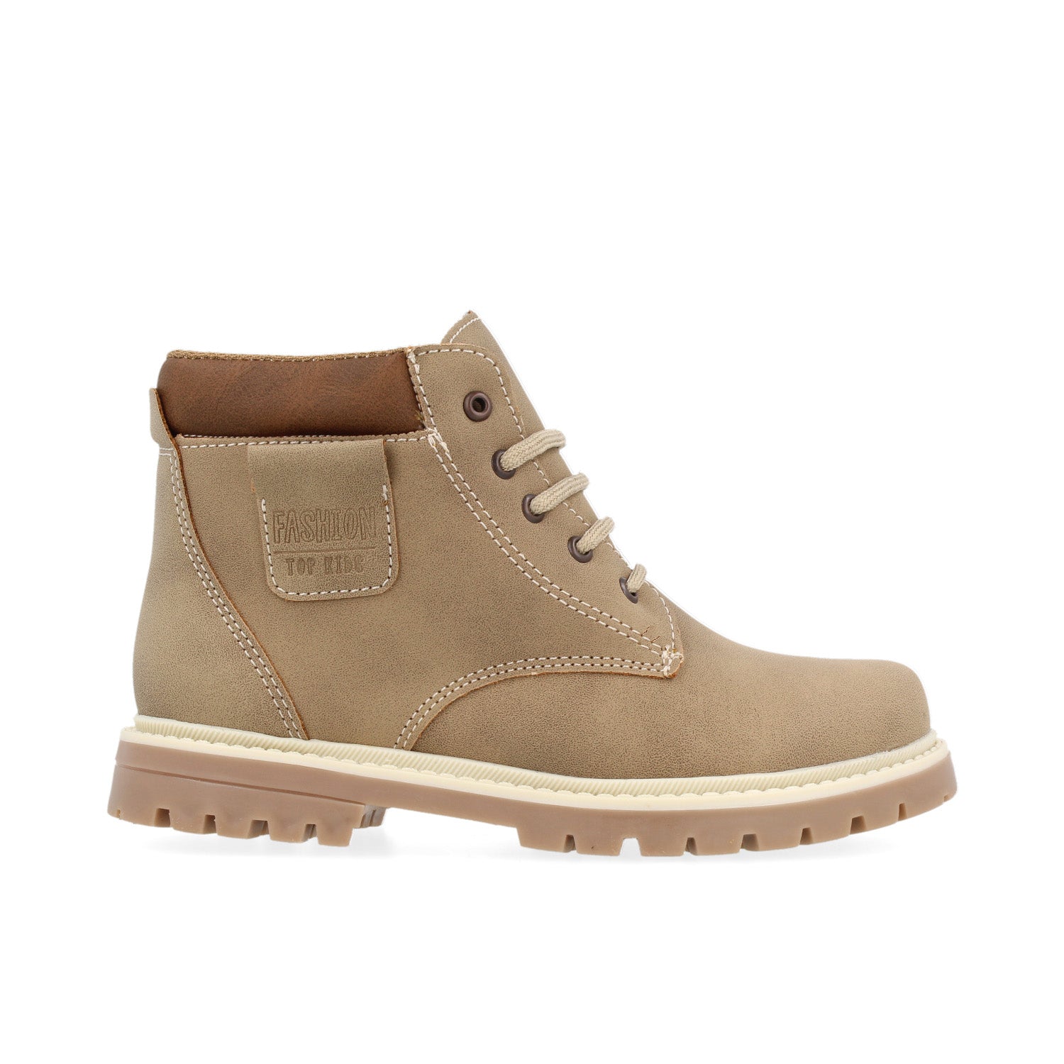 Botin Casual Vazza color Cafe para Niño