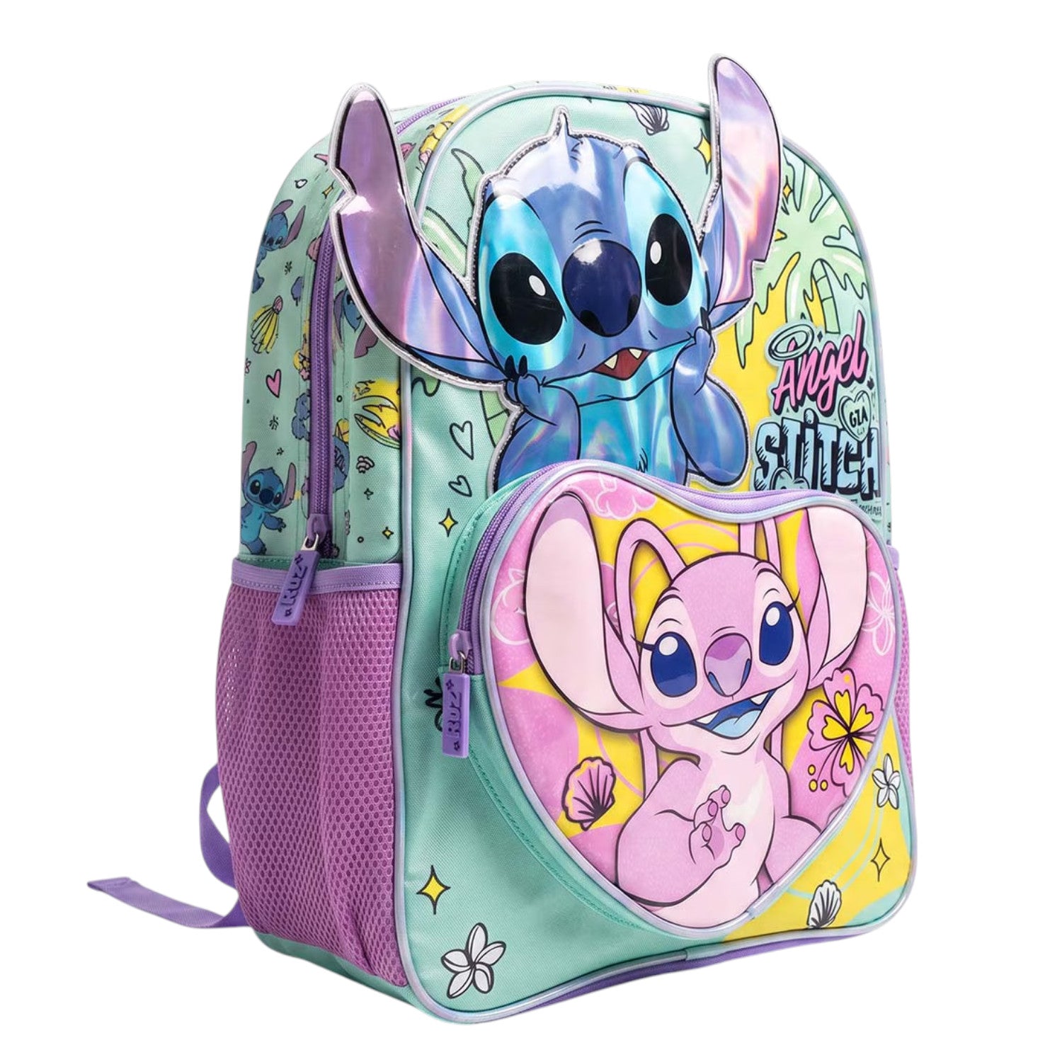 Mochila  Ruz de Stich color Morada para Niña