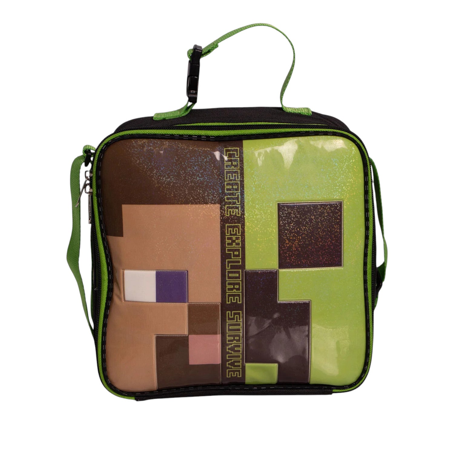 Lonchera Ruz de Minecraft color Verde para Niño