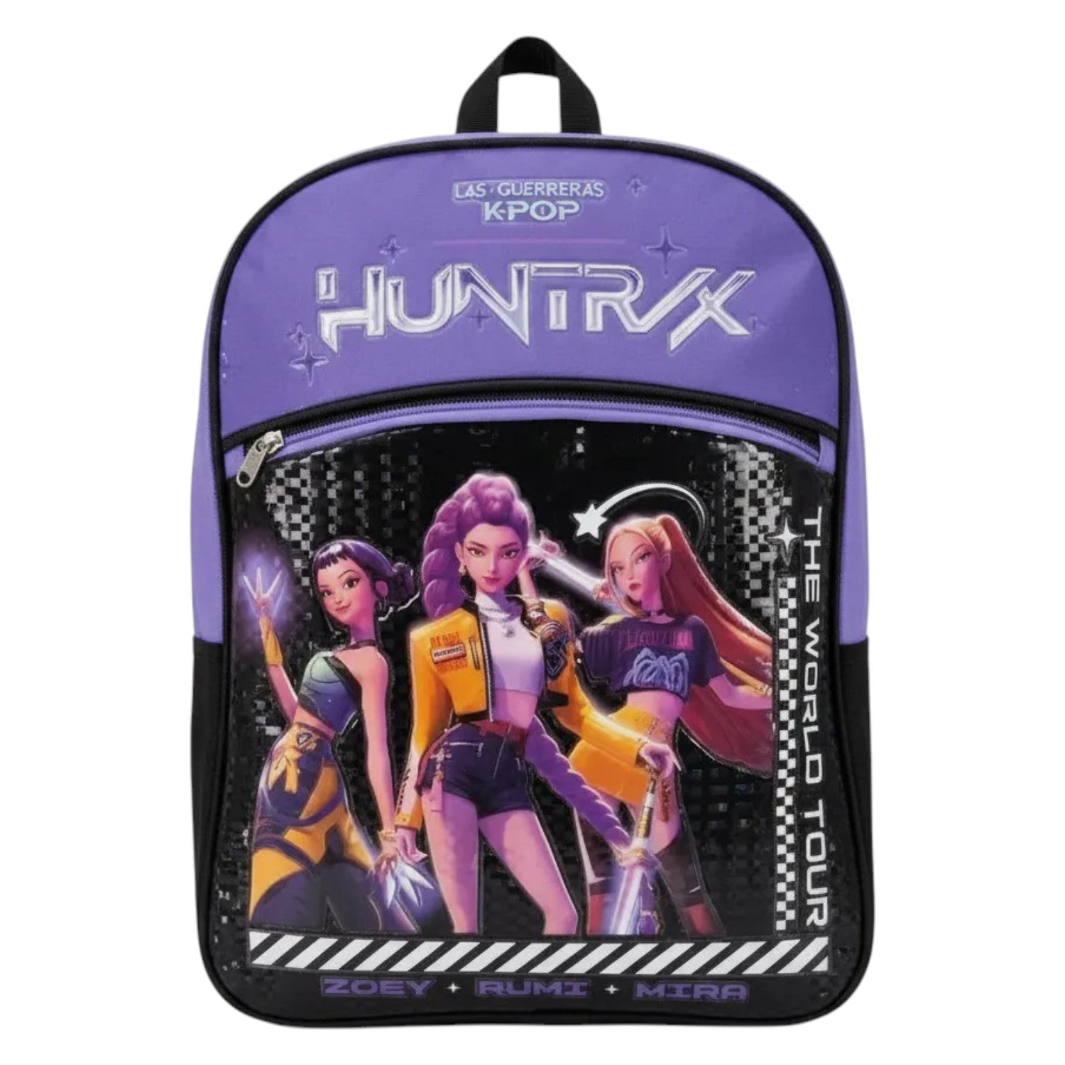 Mochila guerreras K-pop Ruz color Morada para Niña