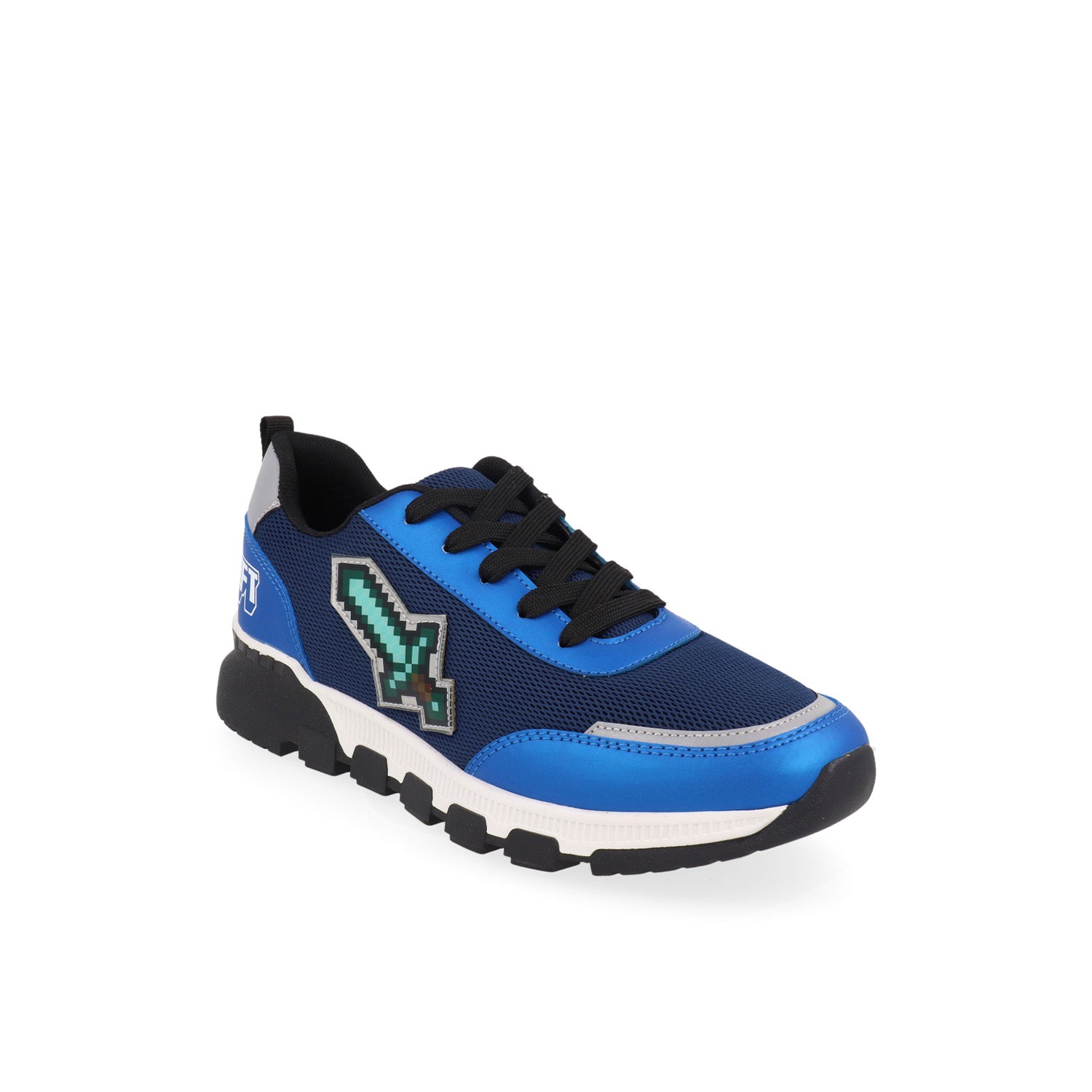 Tenis Urbano Minecraft color Azul para Junior Niño