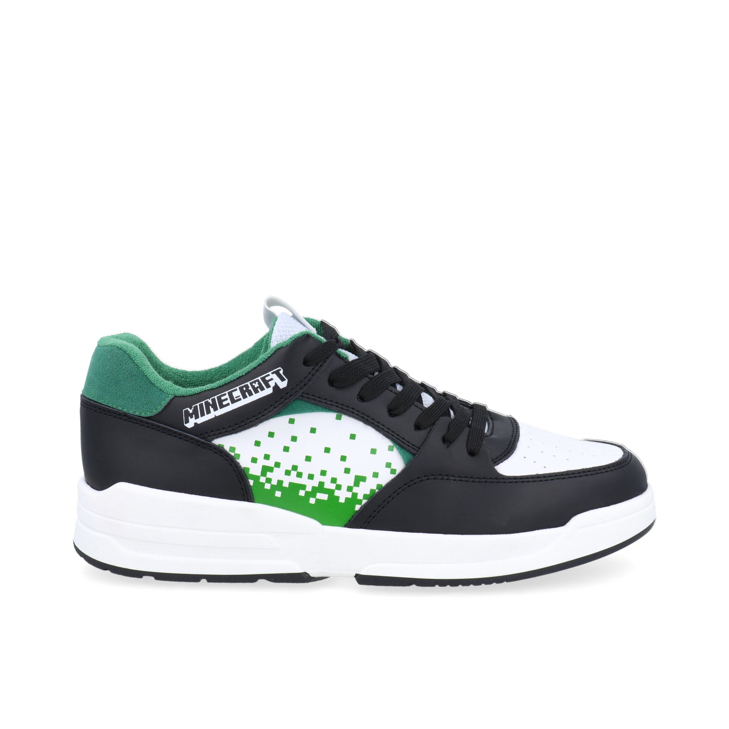 Tenis Urbano Minecraft color Negro con Blanco para Hombre