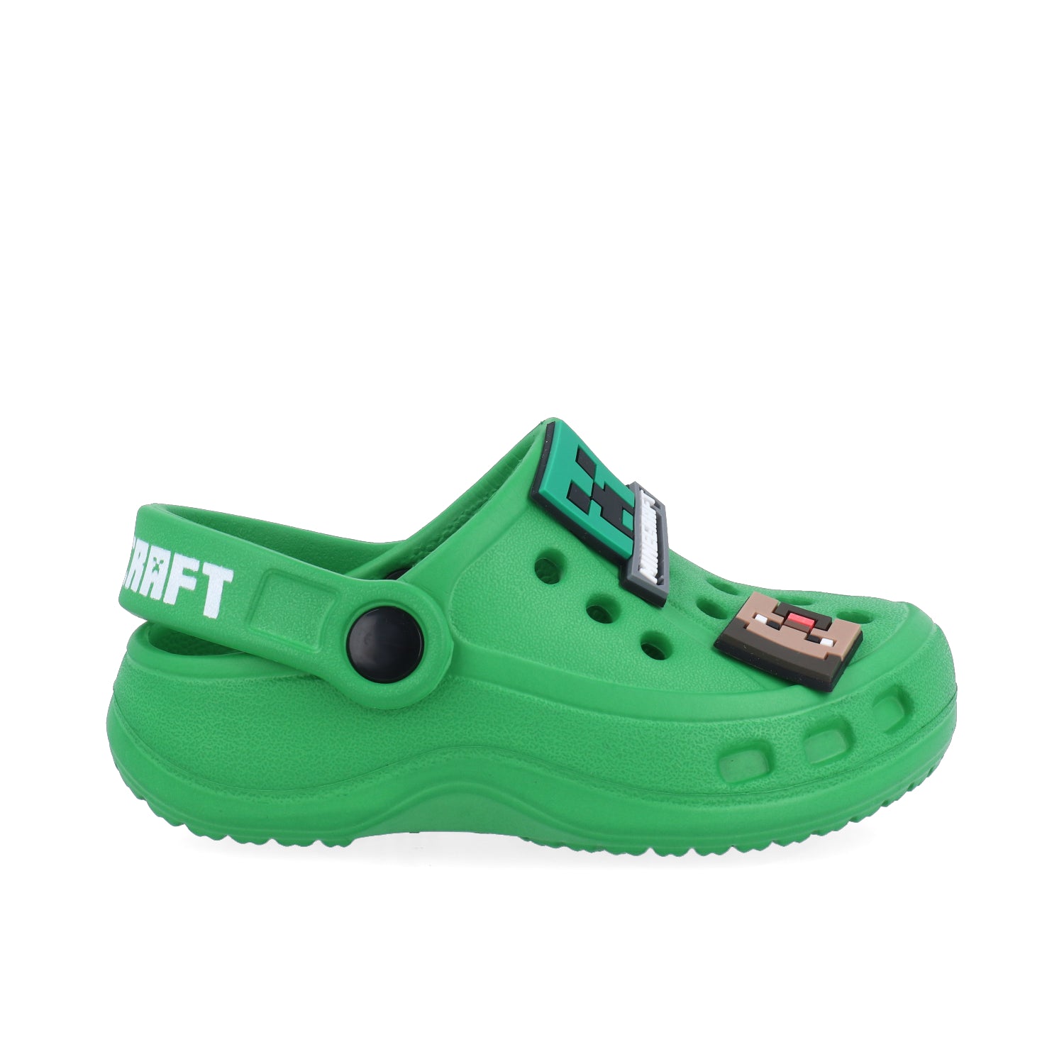 Sandalia de Playa Minecraft color verde  para Junior Niño