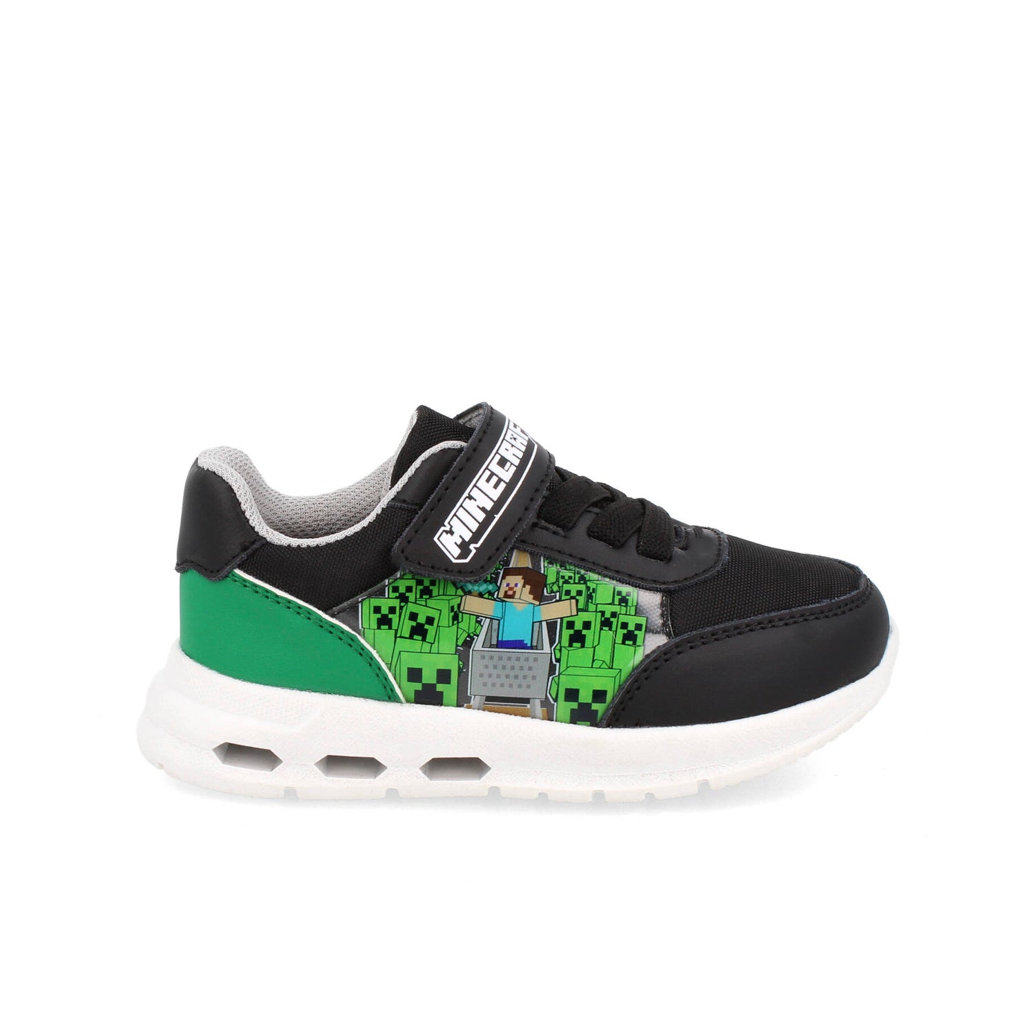Tenis Urbano Minecraft color Negro para Niño