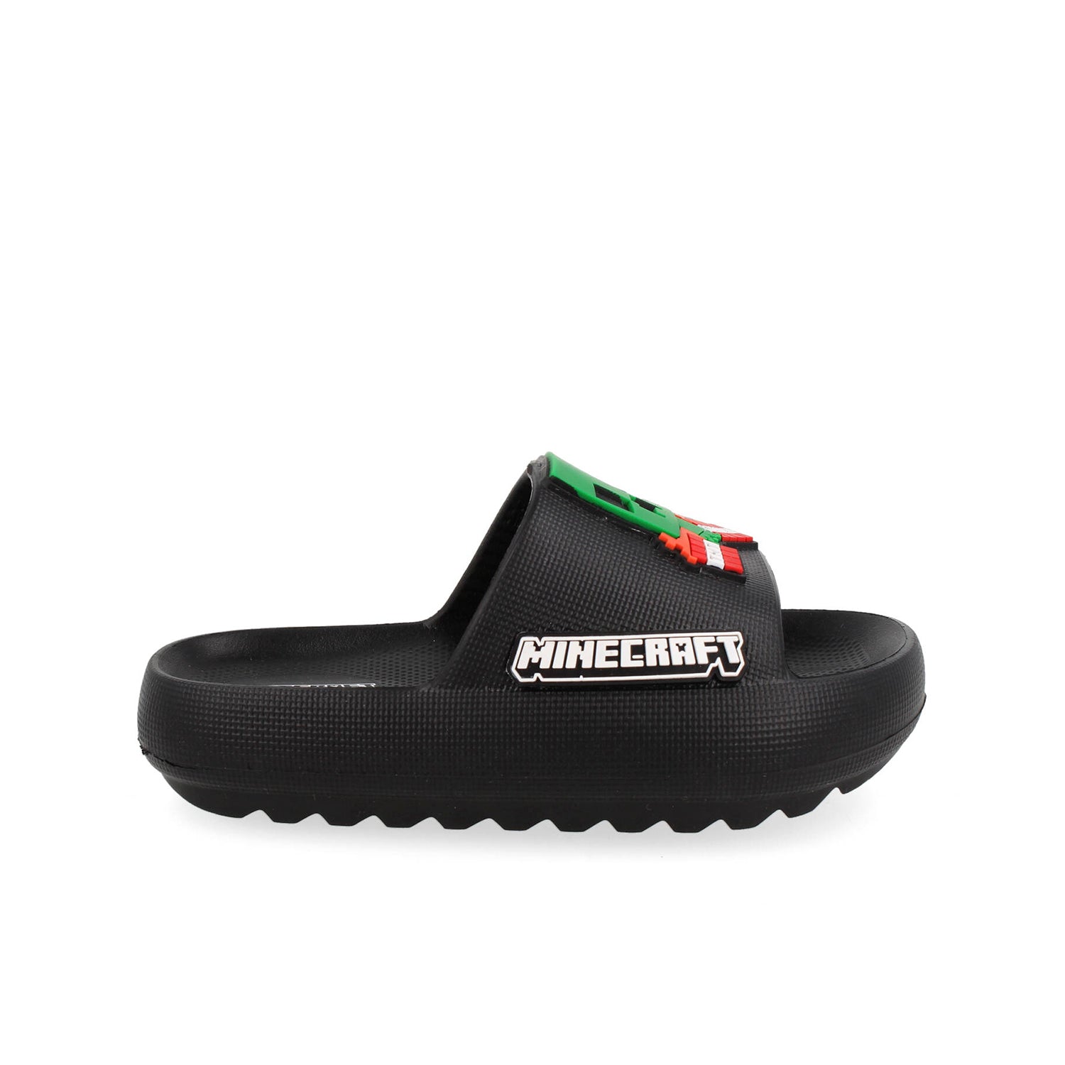 Sandalia de Playa Minecraft color Negro para Niño