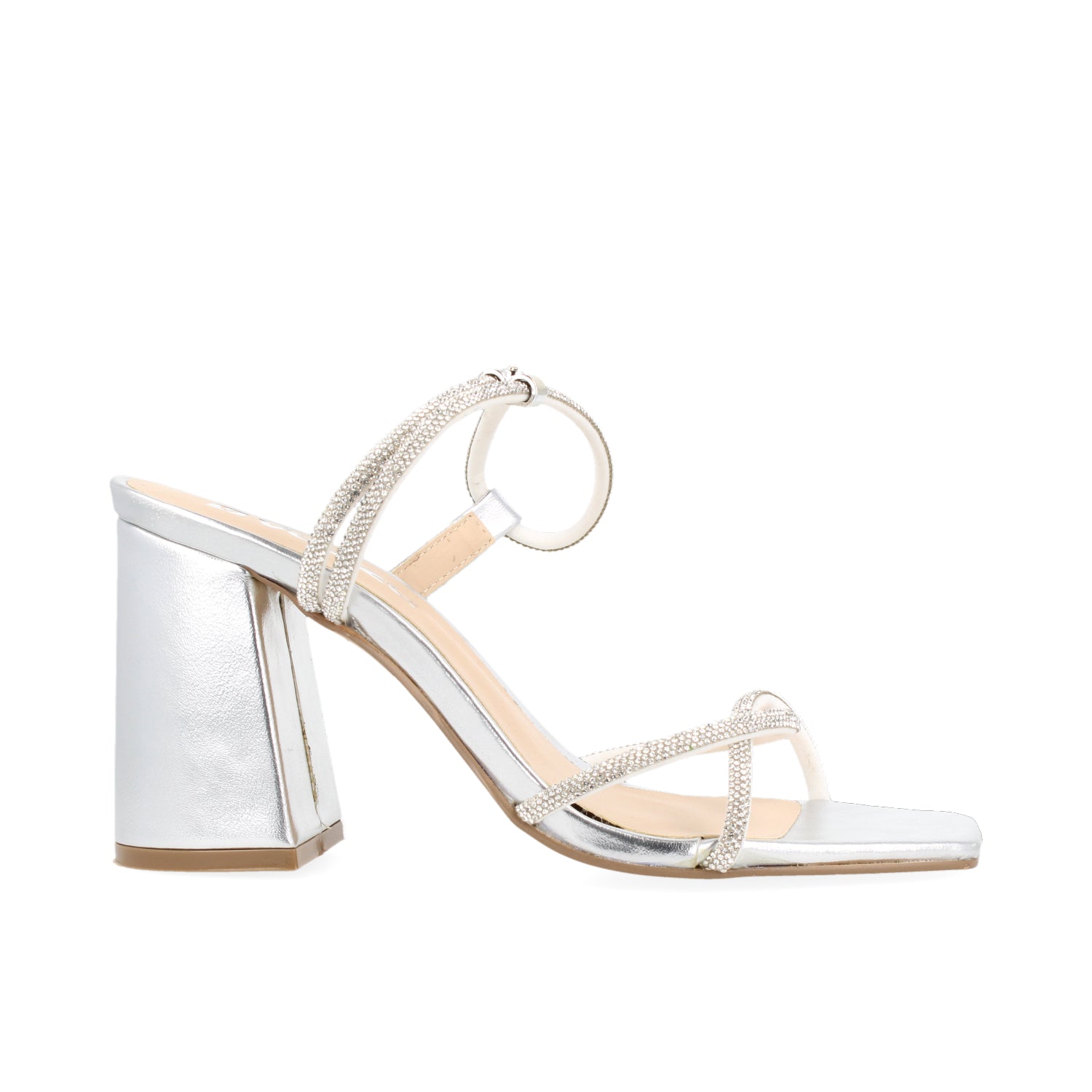 Zapatilla De Fiesta Vazza color Plata para Mujer