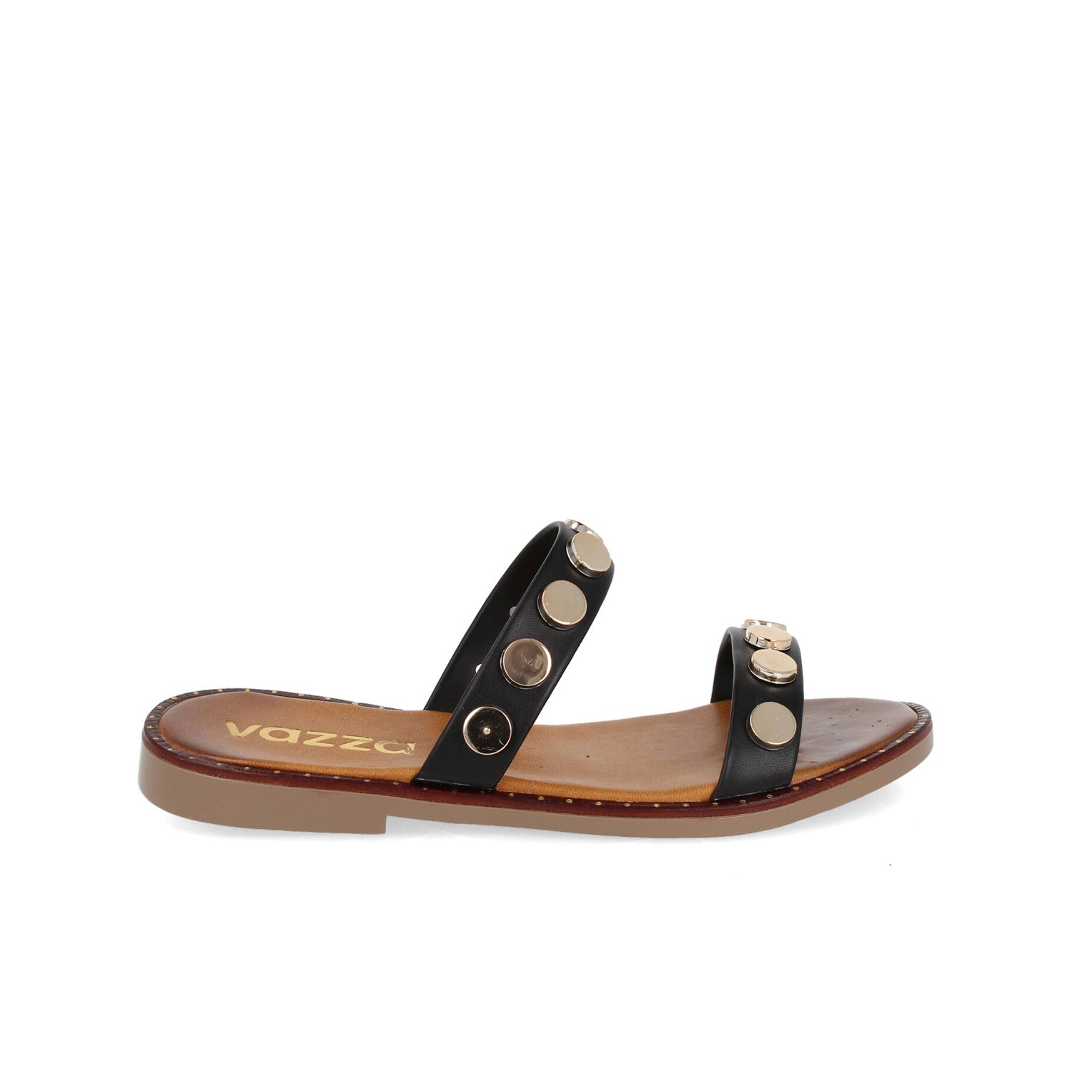 Sandalia Casual Vazza color Negro para Mujer