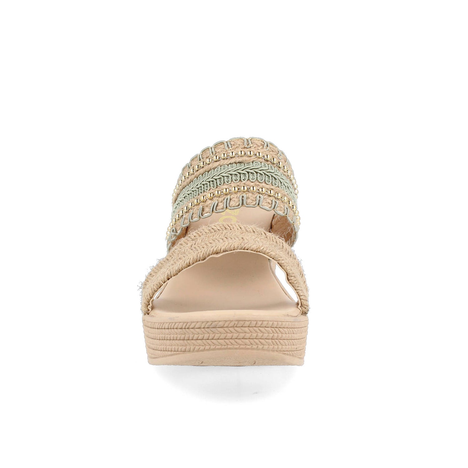 Sandalia Casual Vazza color Verde para Mujer