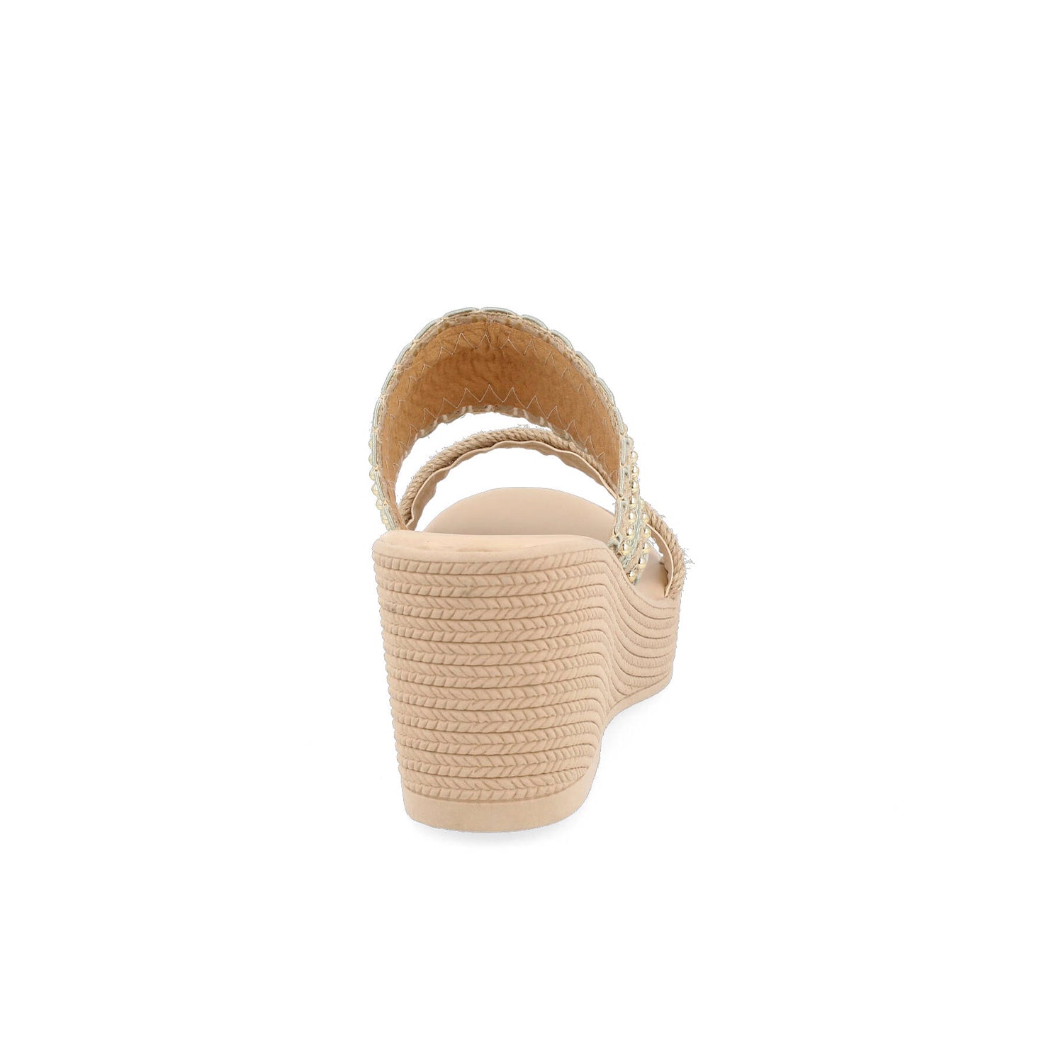 Sandalia Casual Vazza color Verde para Mujer