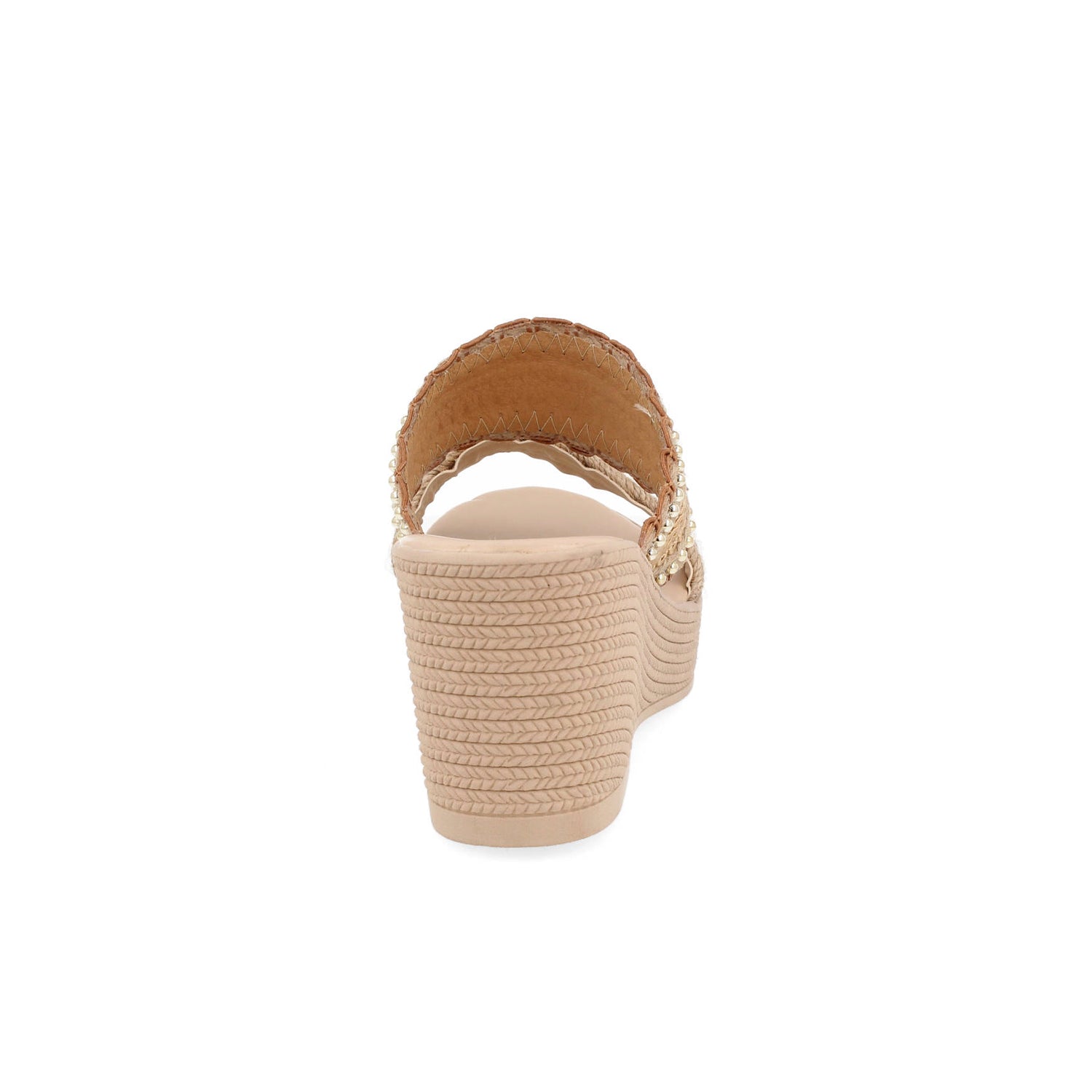Sandalia Casual Vazza color Beige para Mujer