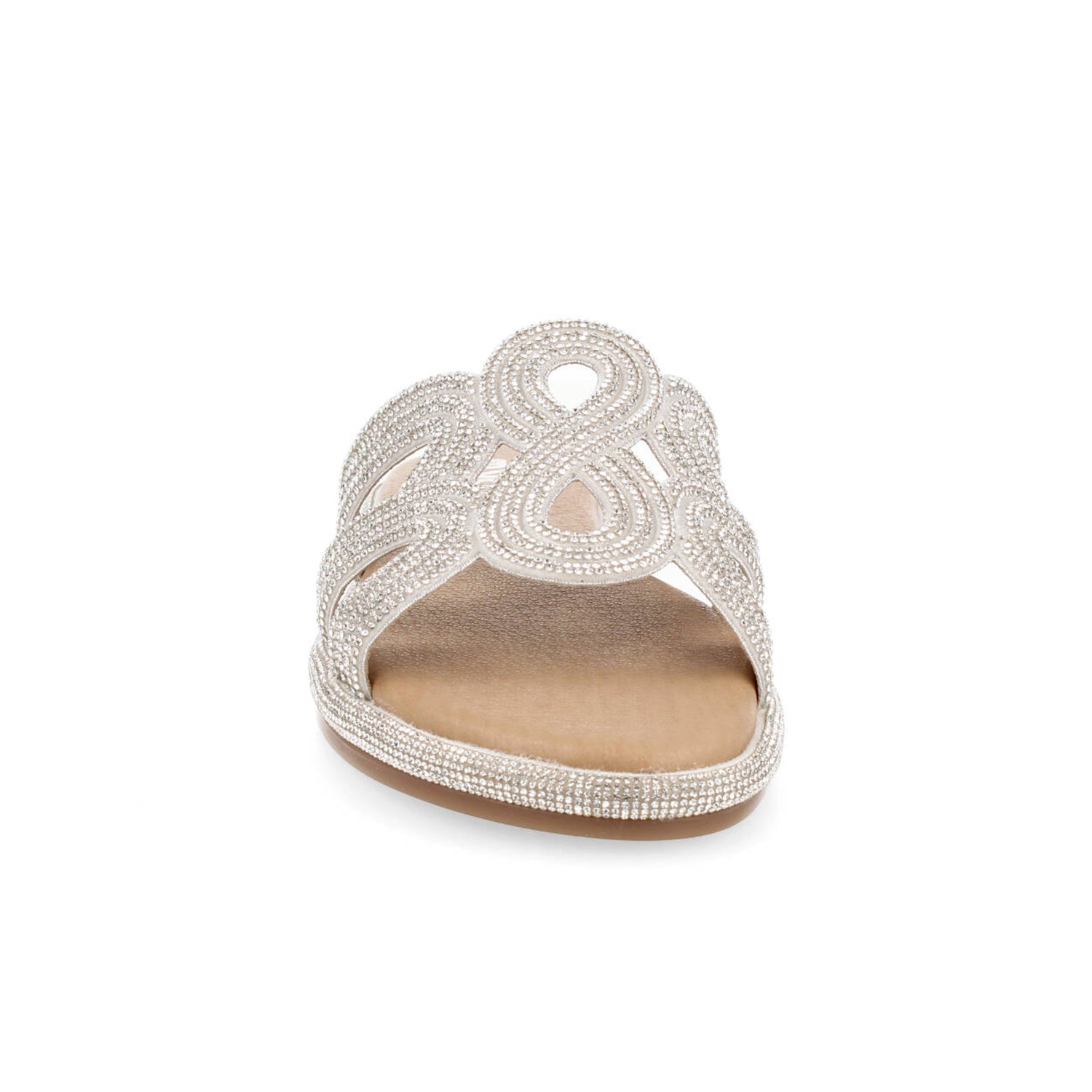 Sandalia Casual Vazza color Plata para Mujer