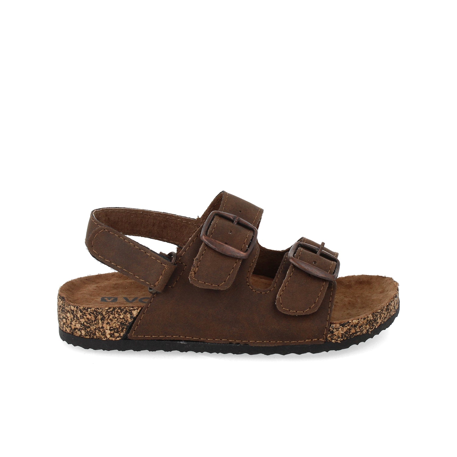 Sandalia Casual Vazza color Moka para Niño