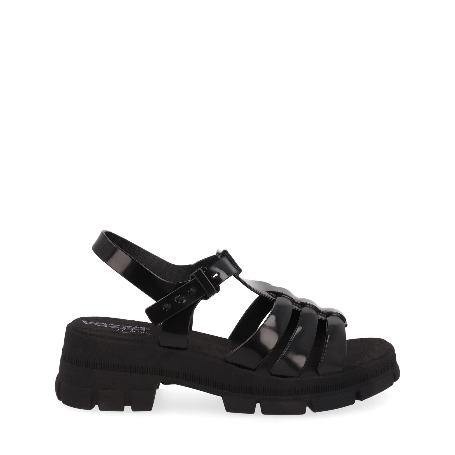 Sandalia de Plataforma Vazza color Negro para Mujer