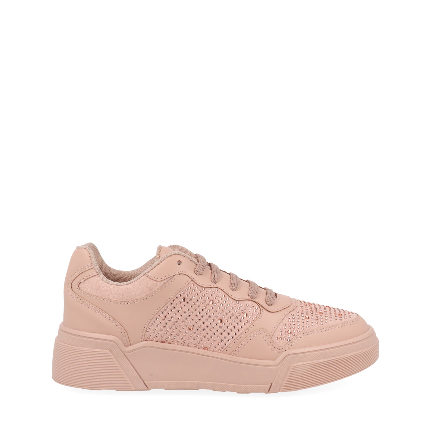 Tenis para mujer color blanco con talon rosa – VazzaShoes