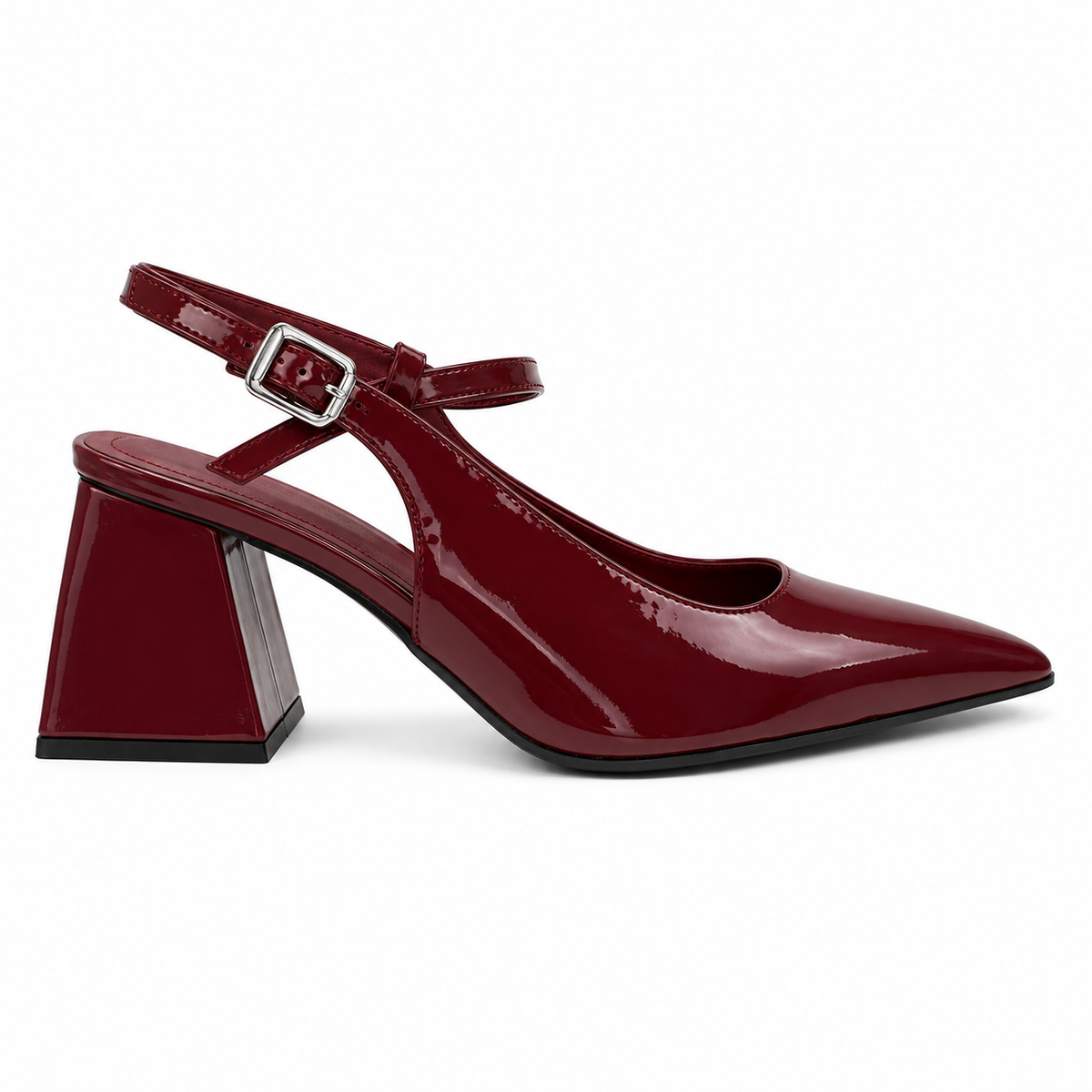 Zapatilla de Fiesta Walki color Vino para Mujer