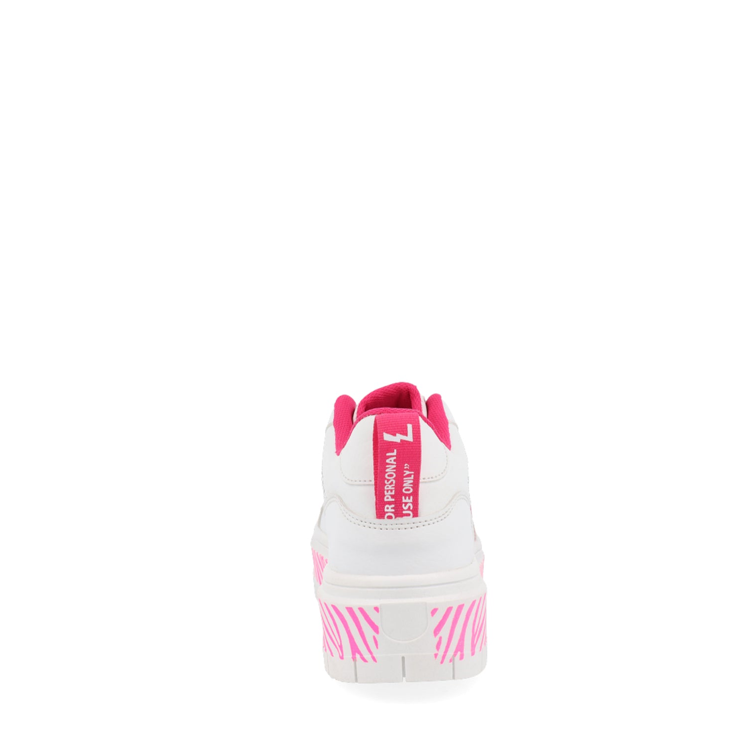 Tenis Estilo Urbano Vazza color Blanco con detalles en rosa para Mujer