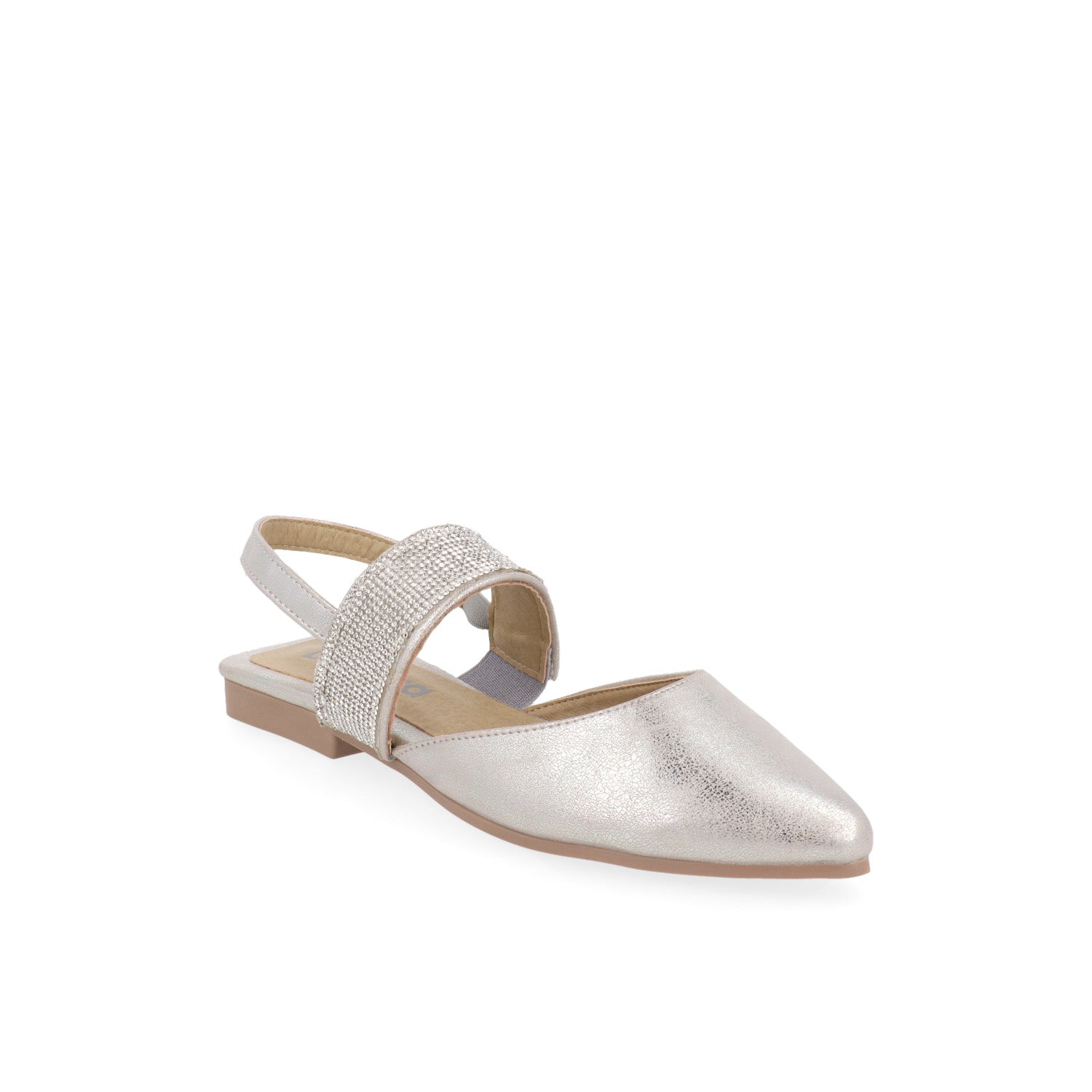 Ballerina Casual Vazza color Plata para Mujer