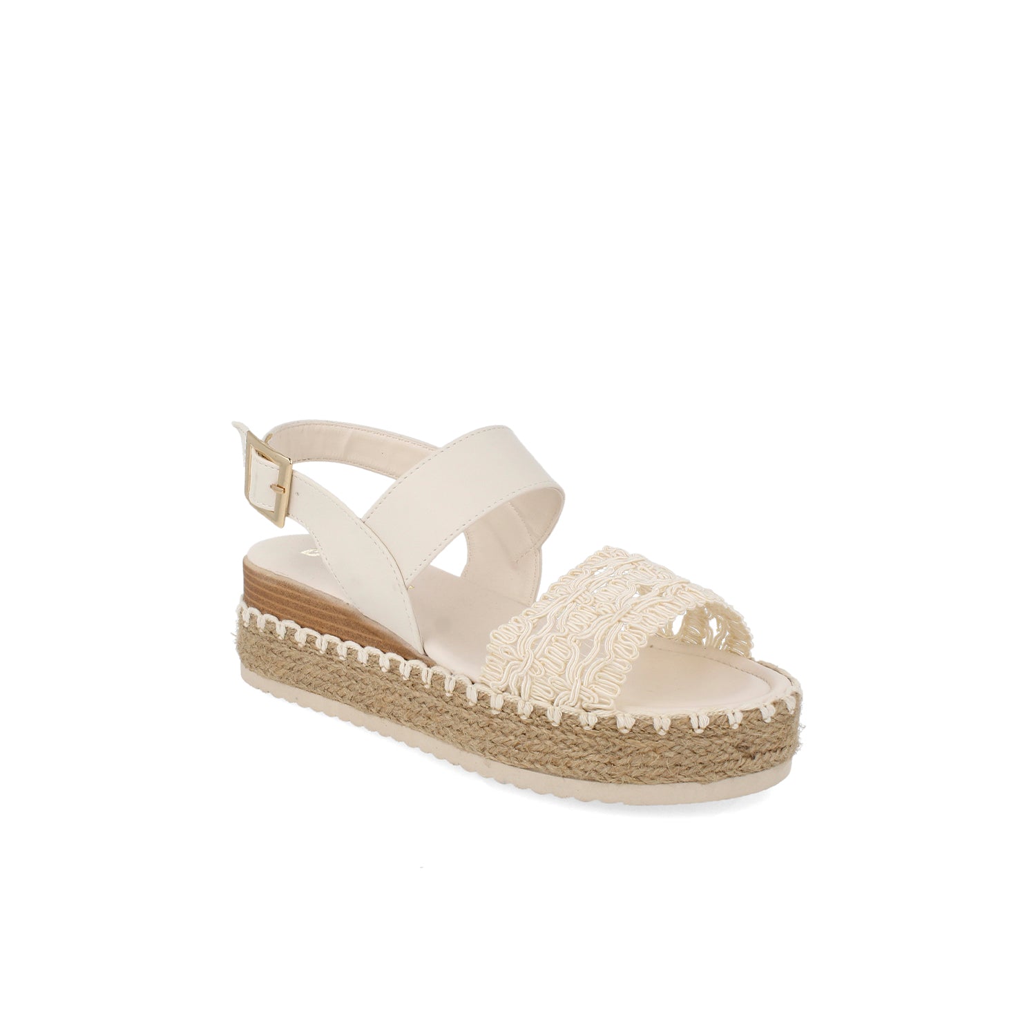 Sandalia Casual Vazza color Blanco para Mujer