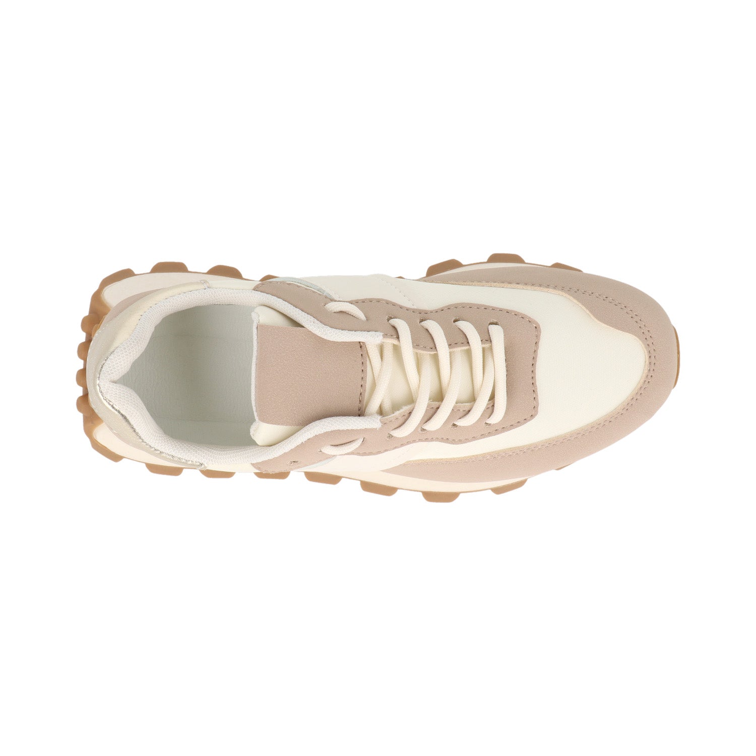 Tenis Casual Vazza color Latte para Mujer