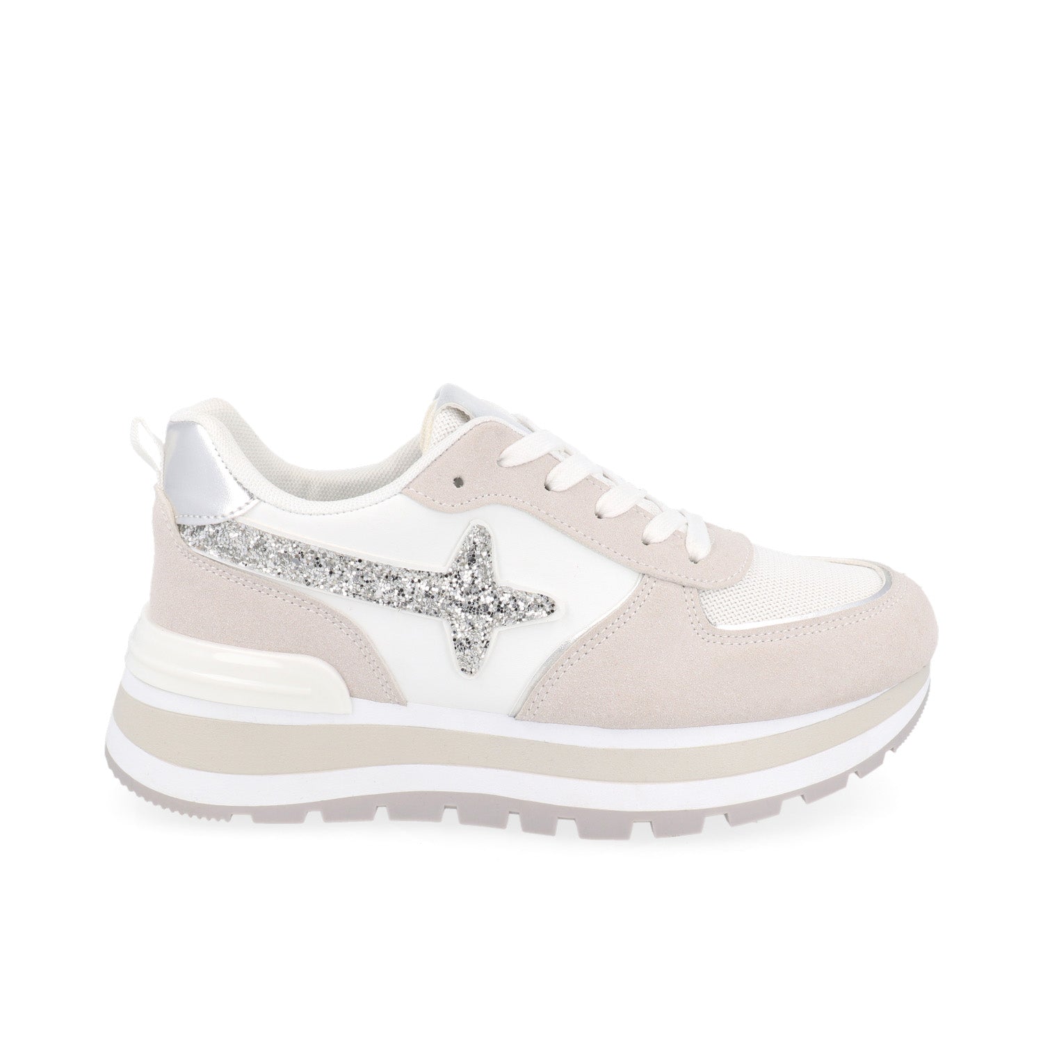 Tenis Casual Vazza color Gris para Mujer