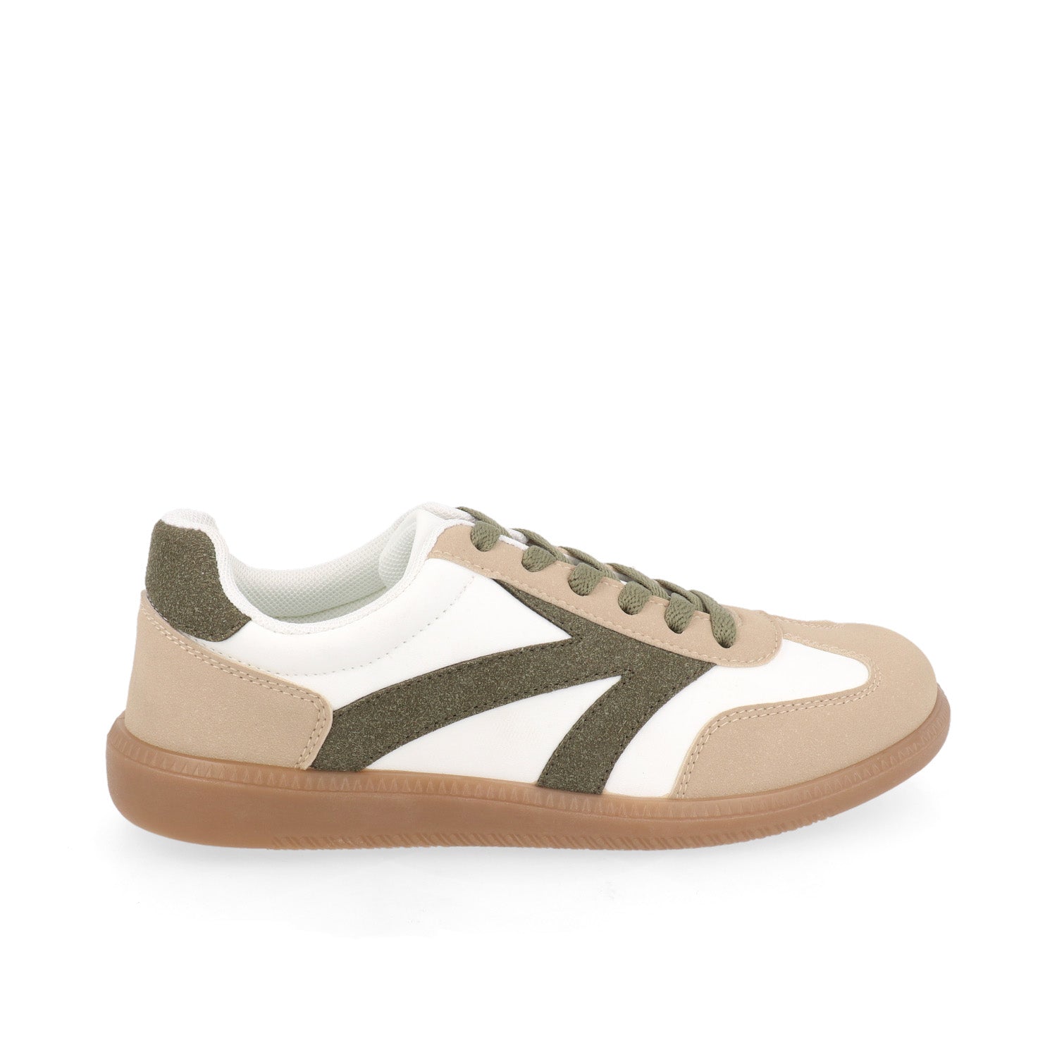 Tenis Casual Vazza color Latte para Mujer