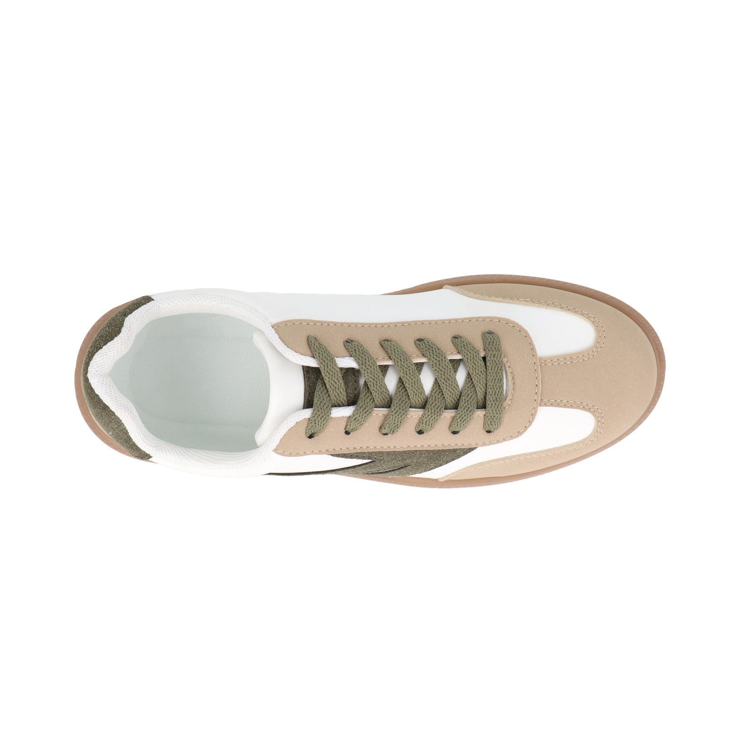 Tenis Casual Vazza color Latte para Mujer