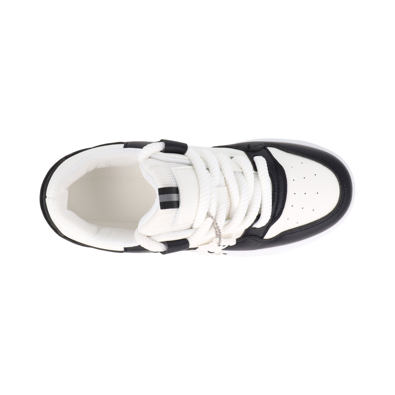 Tenis Casual Vazza color Blanc/Negro para Mujer